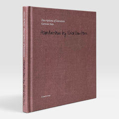 Descriptions of Literature by Gertrude Stein: Handwritten by Erica Van Horn