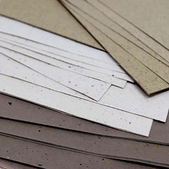 Plant Fibre Paper 3 Colour Pack - Tea | Brown Coffee | White Coffee (24 sheets)
