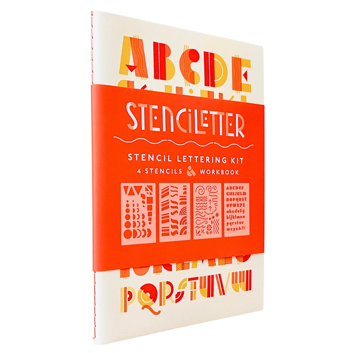 Stenciletter: Dotted journal with 4 stencils
