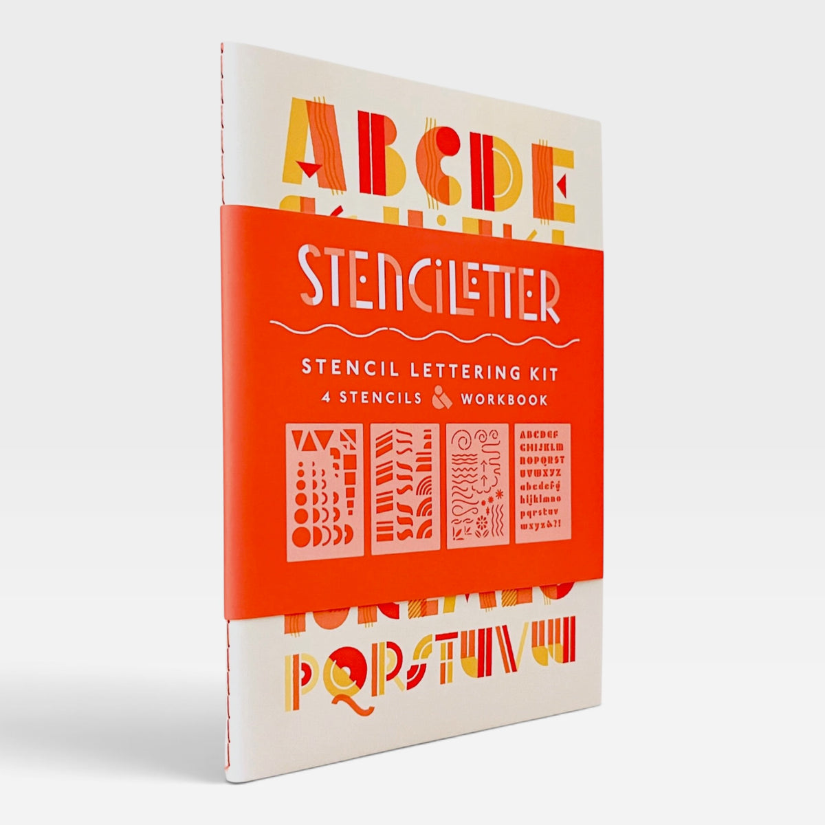 Stenciletter: Dotted journal with 4 stencils