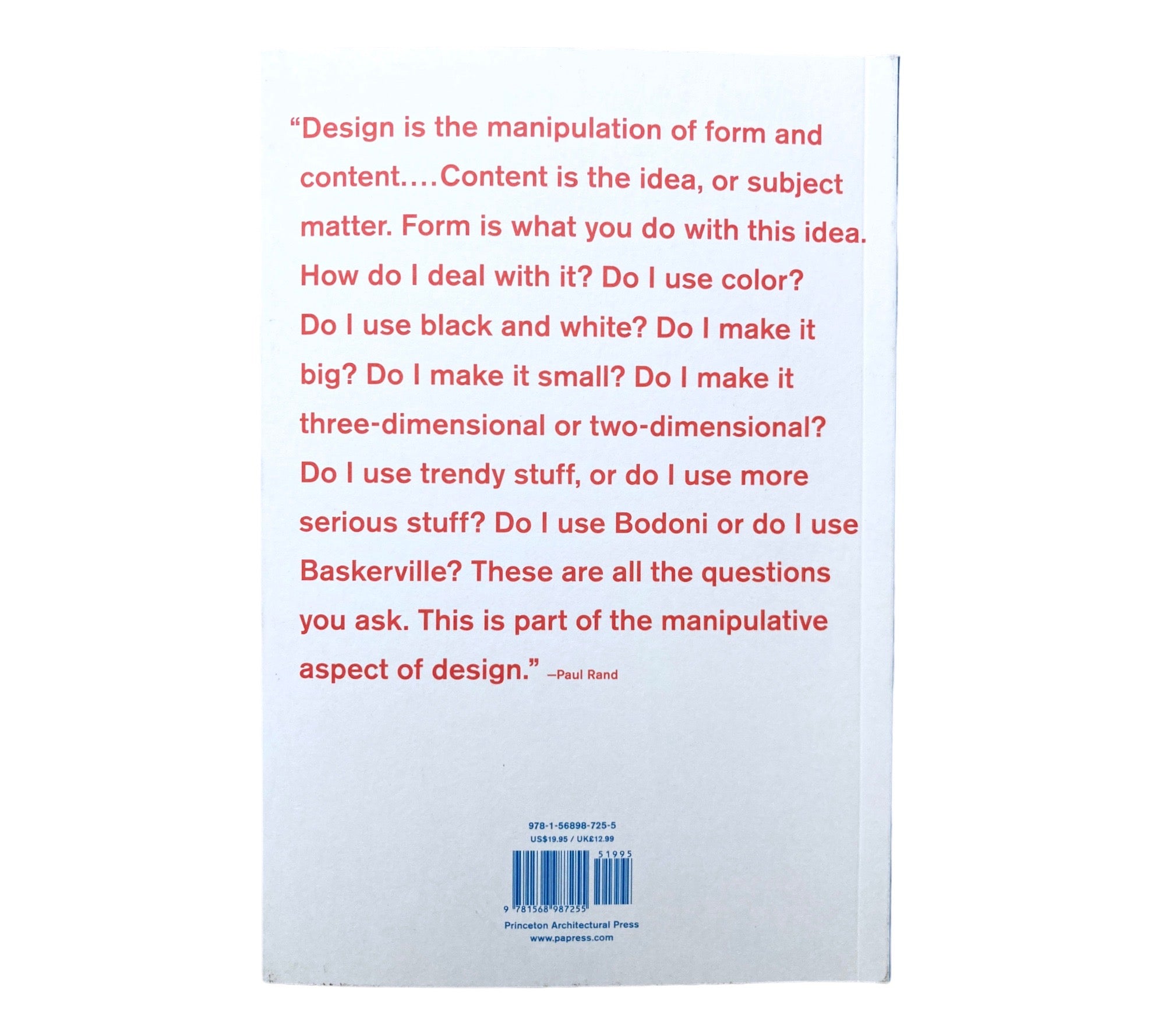 Paul Rand: Conversations With Students