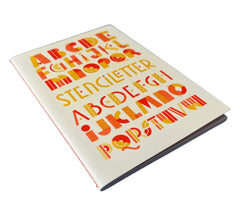 Stenciletter: Dotted journal with 4 stencils