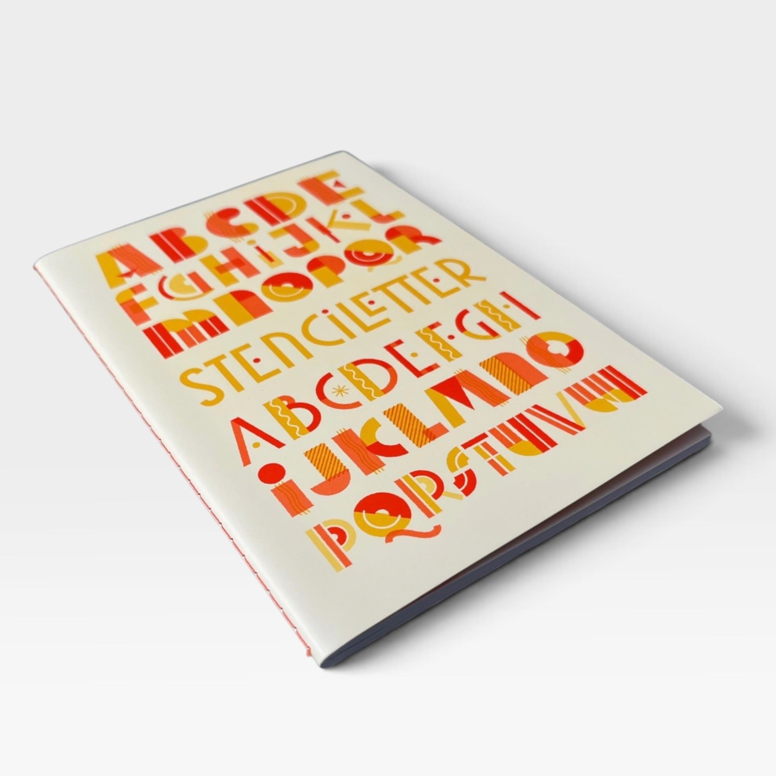 Stenciletter: Dotted journal with 4 stencils