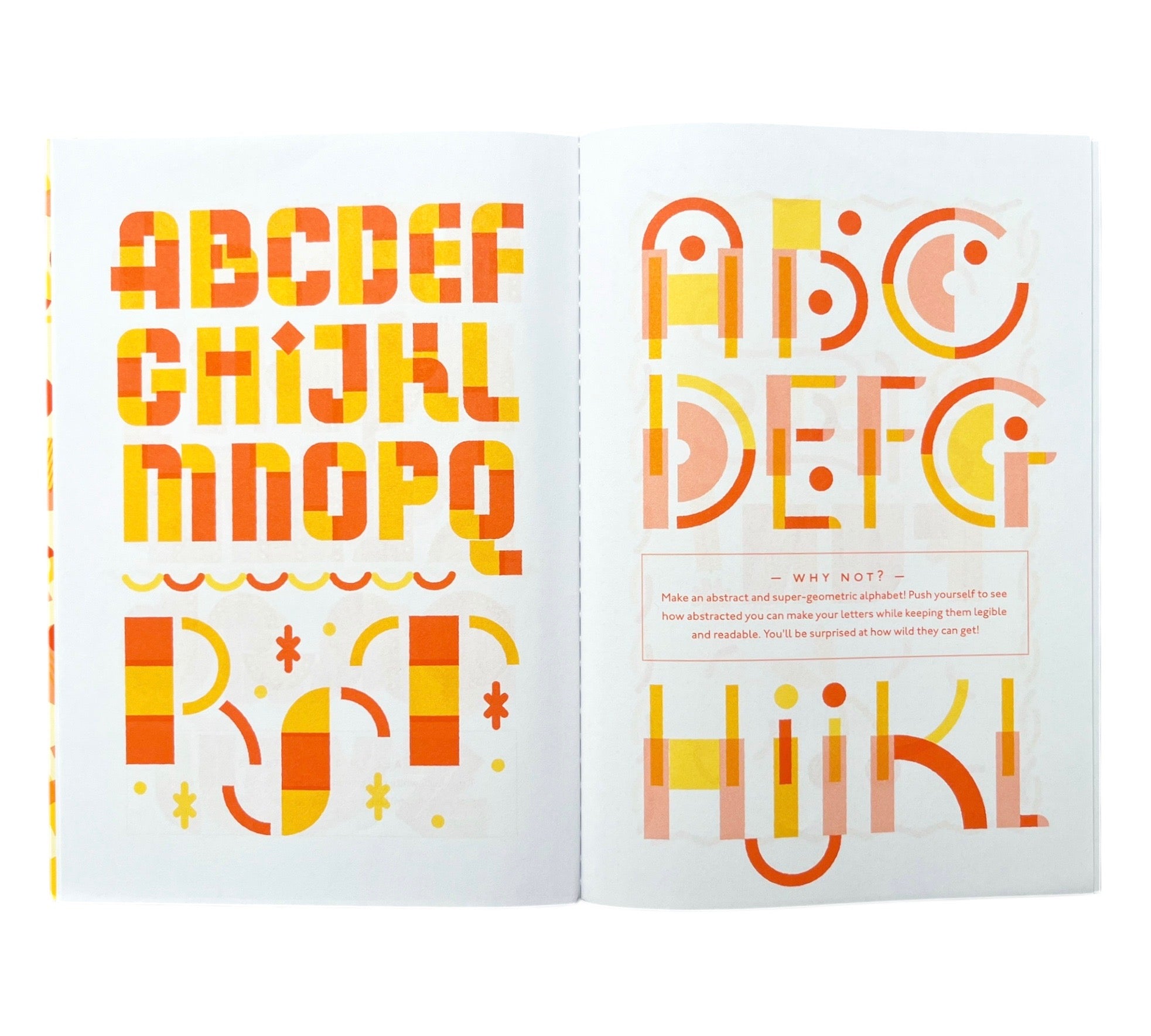Stenciletter: Dotted journal with 4 stencils