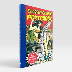 Classic Comic Postcards - 20 Cards to Colour & Send