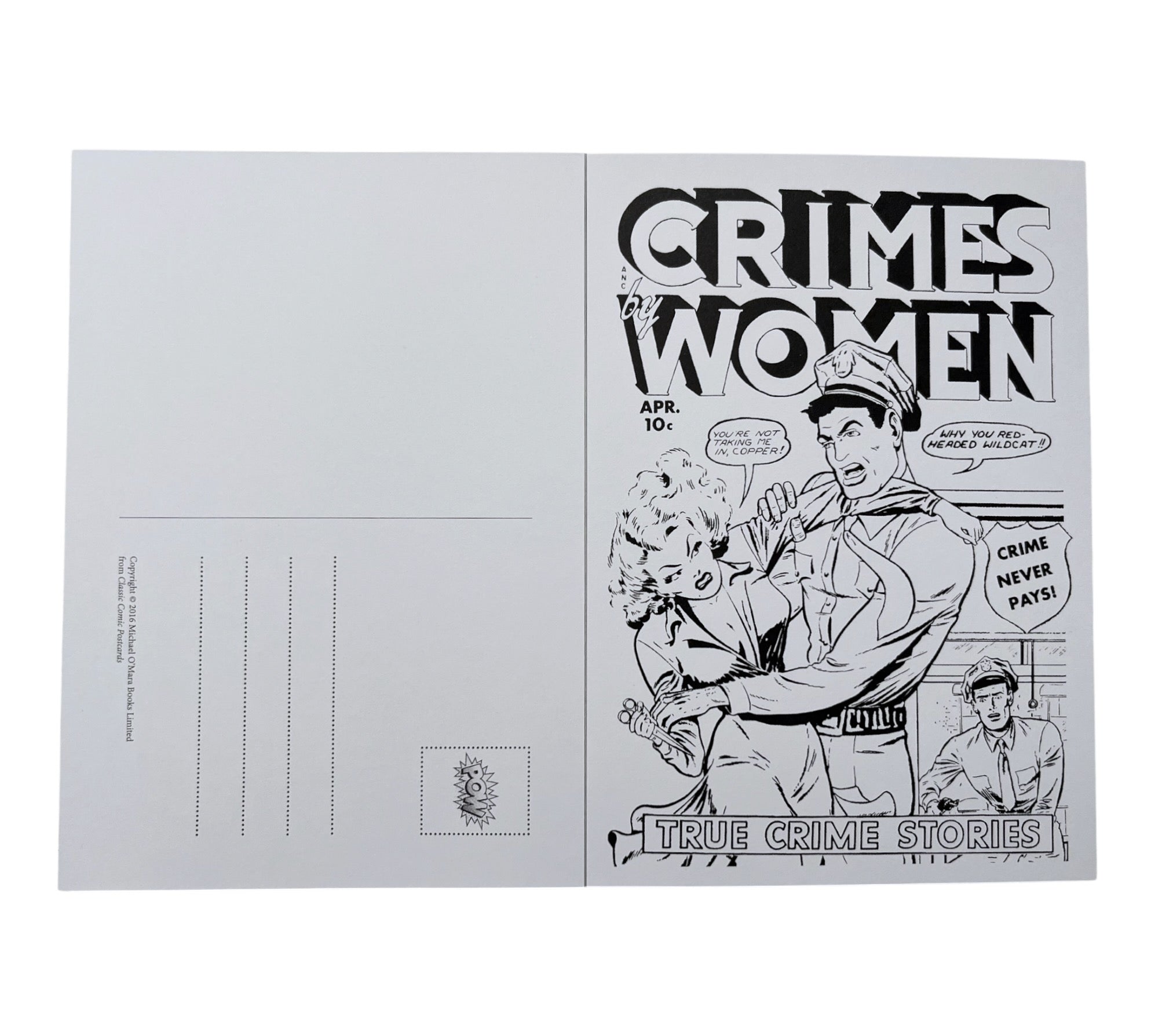 Classic Comic Postcards - 20 Cards to Colour & Send