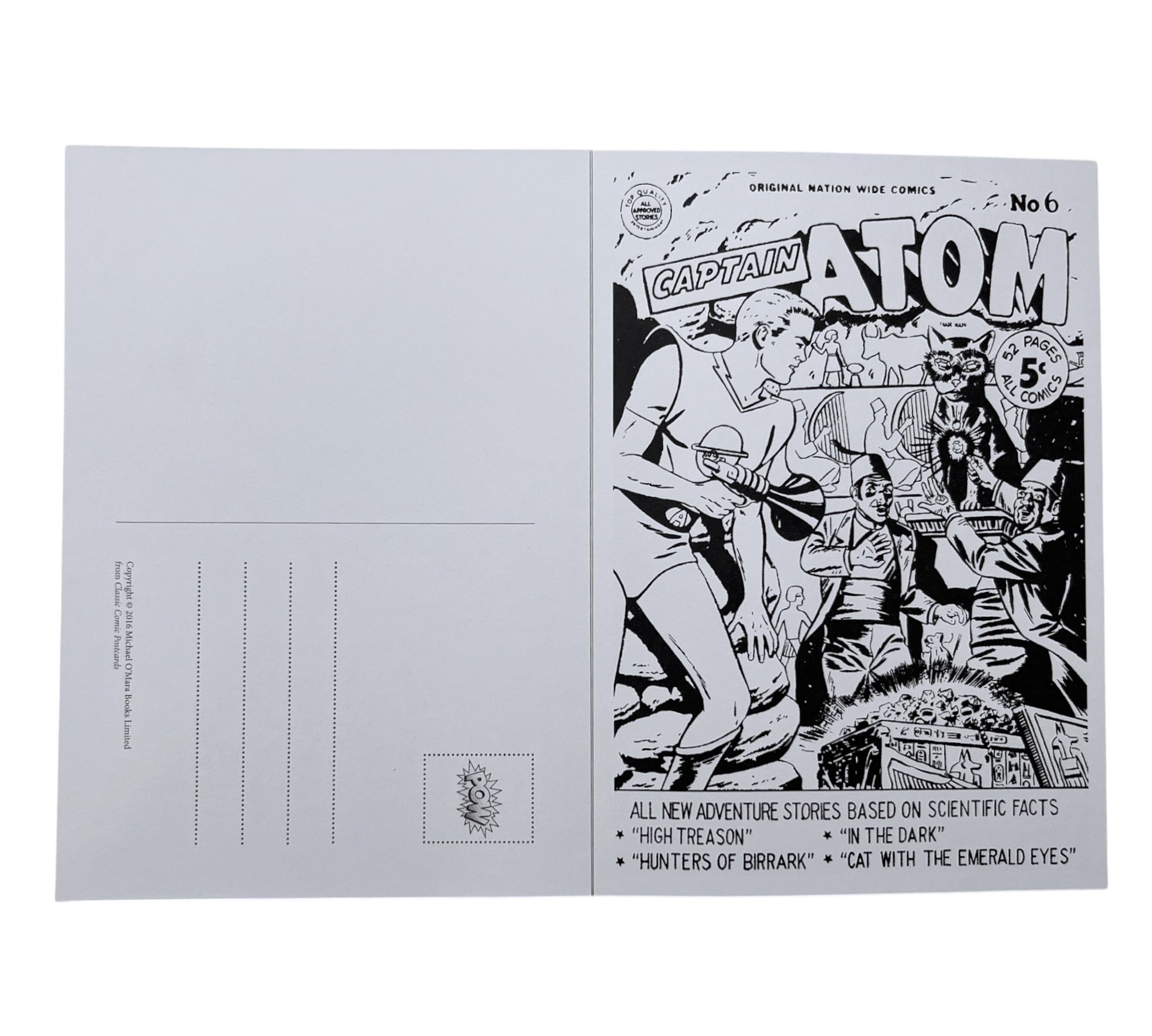 Classic Comic Postcards - 20 Cards to Colour & Send
