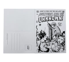 Classic Comic Postcards - 20 Cards to Colour & Send