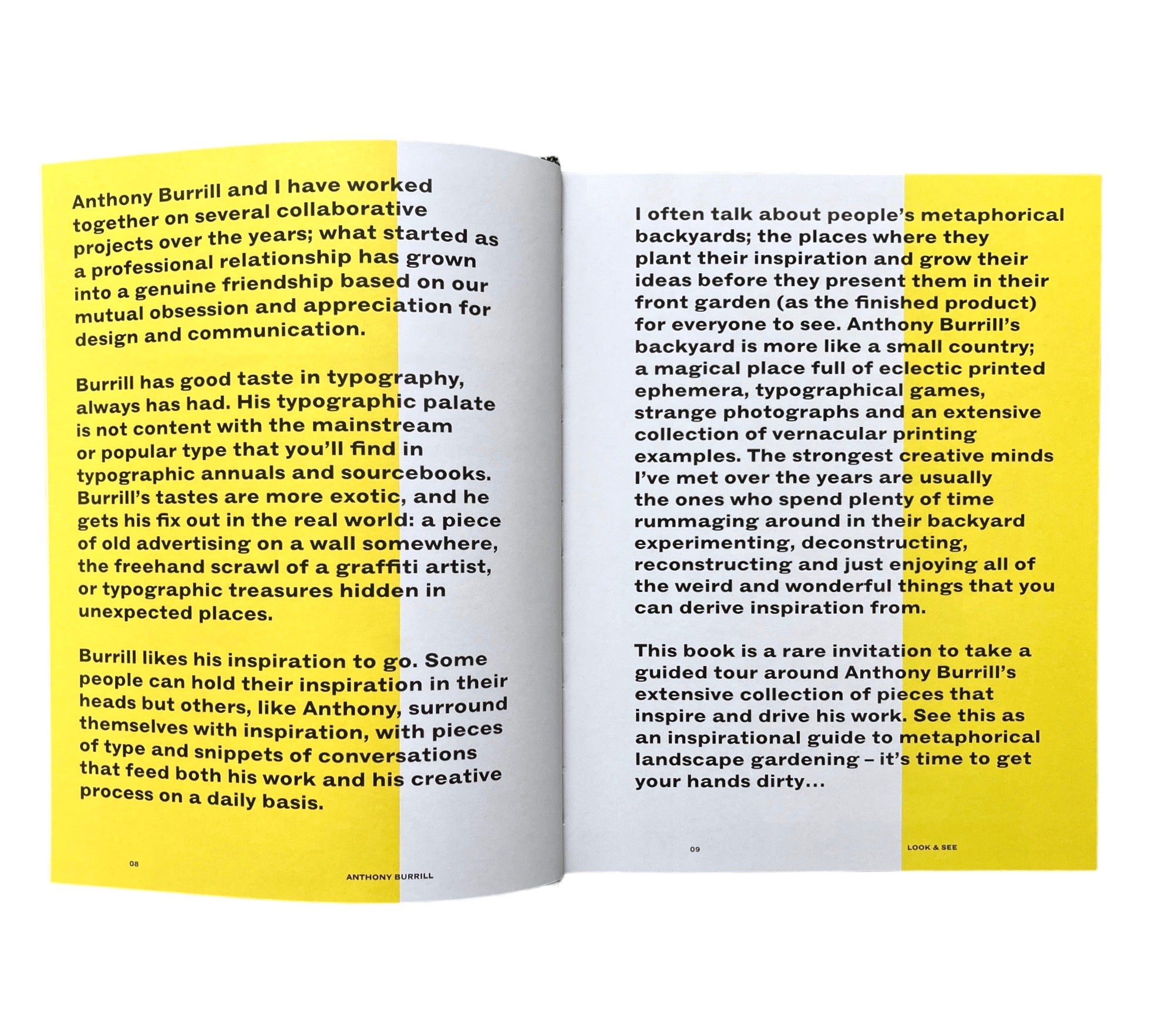 Anthony Burrill: Look & See - Collected Ephemera and Printed Material
