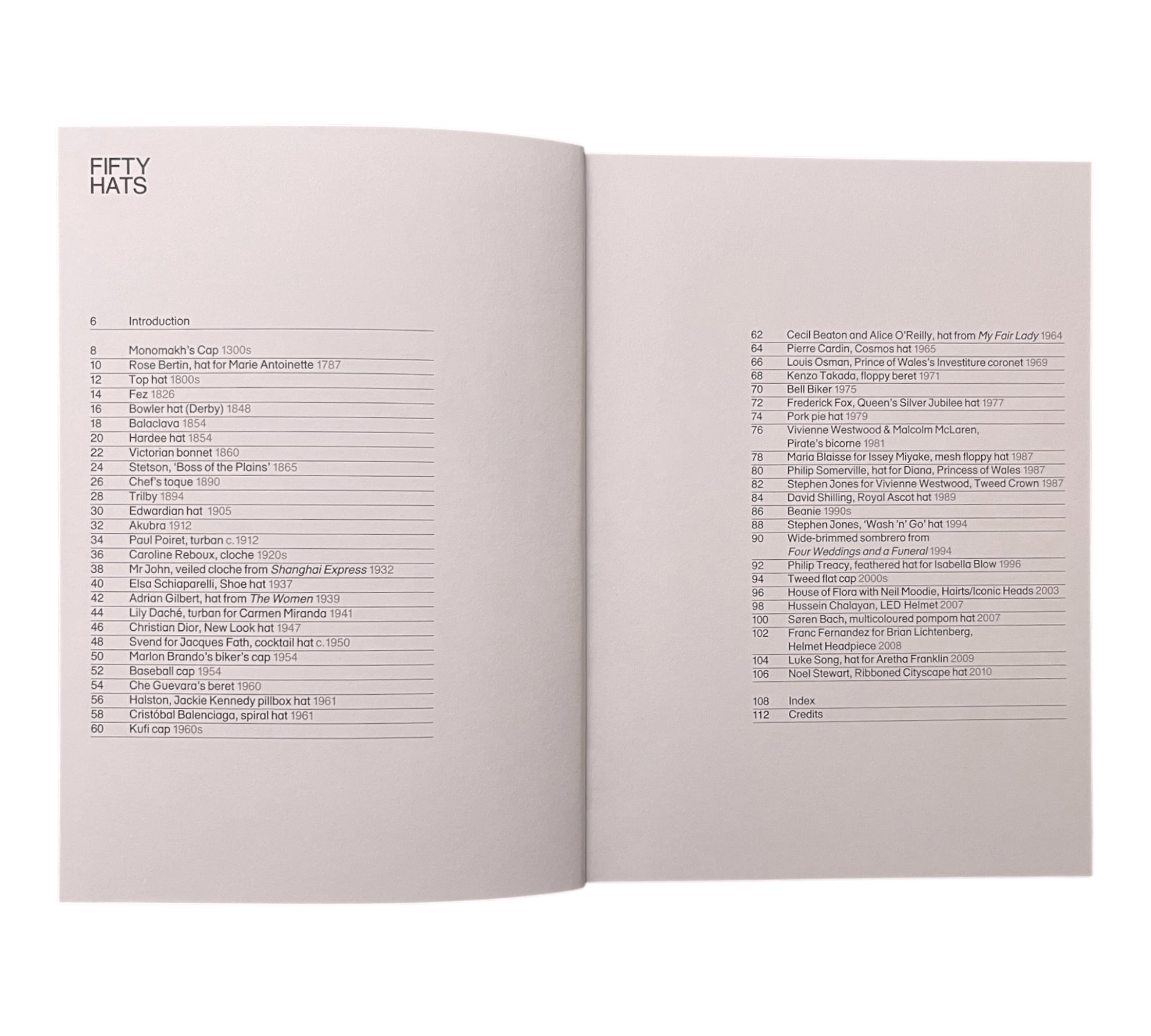 Fifty Hats That Changed the World (Design Museum) (Non-mint)