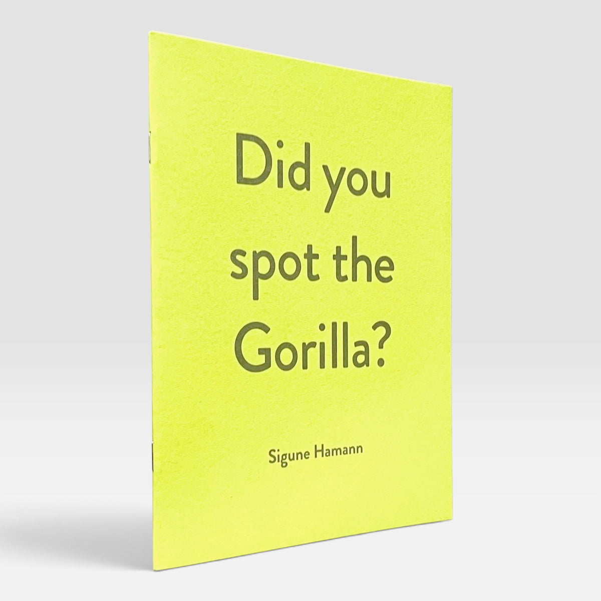 Sigune Hamann: Did you spot the Gorilla?