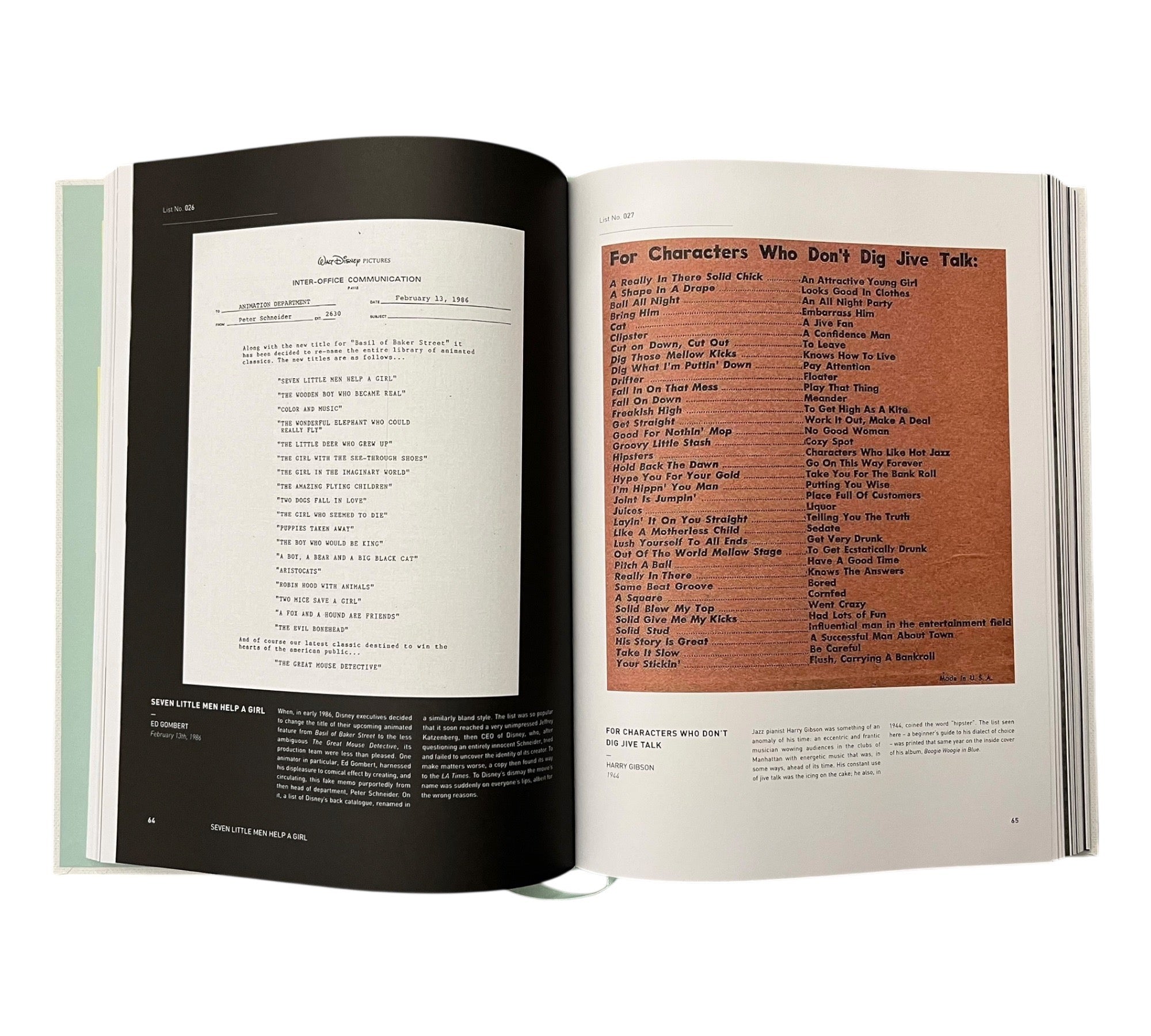 Lists of Note