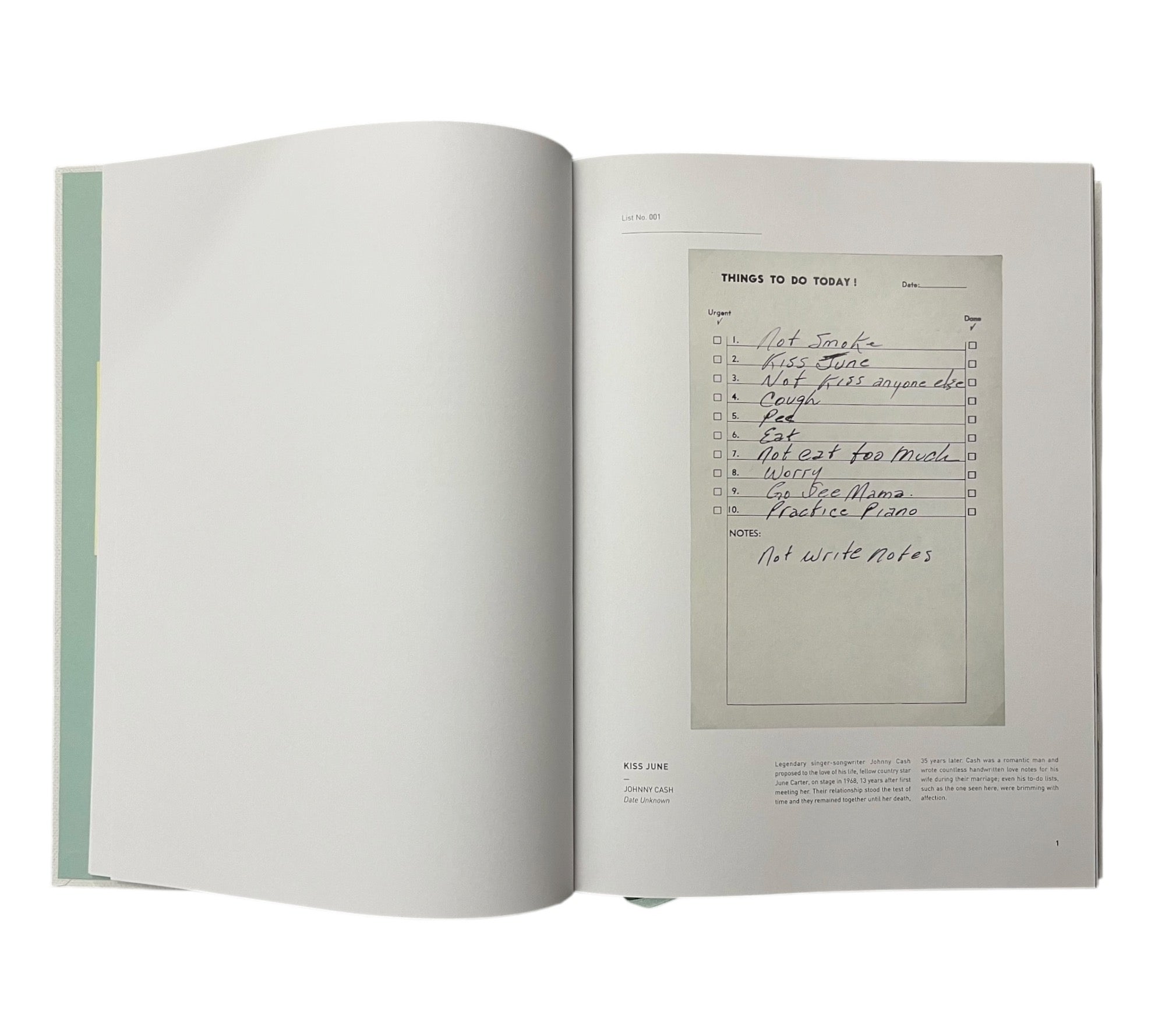 Lists of Note