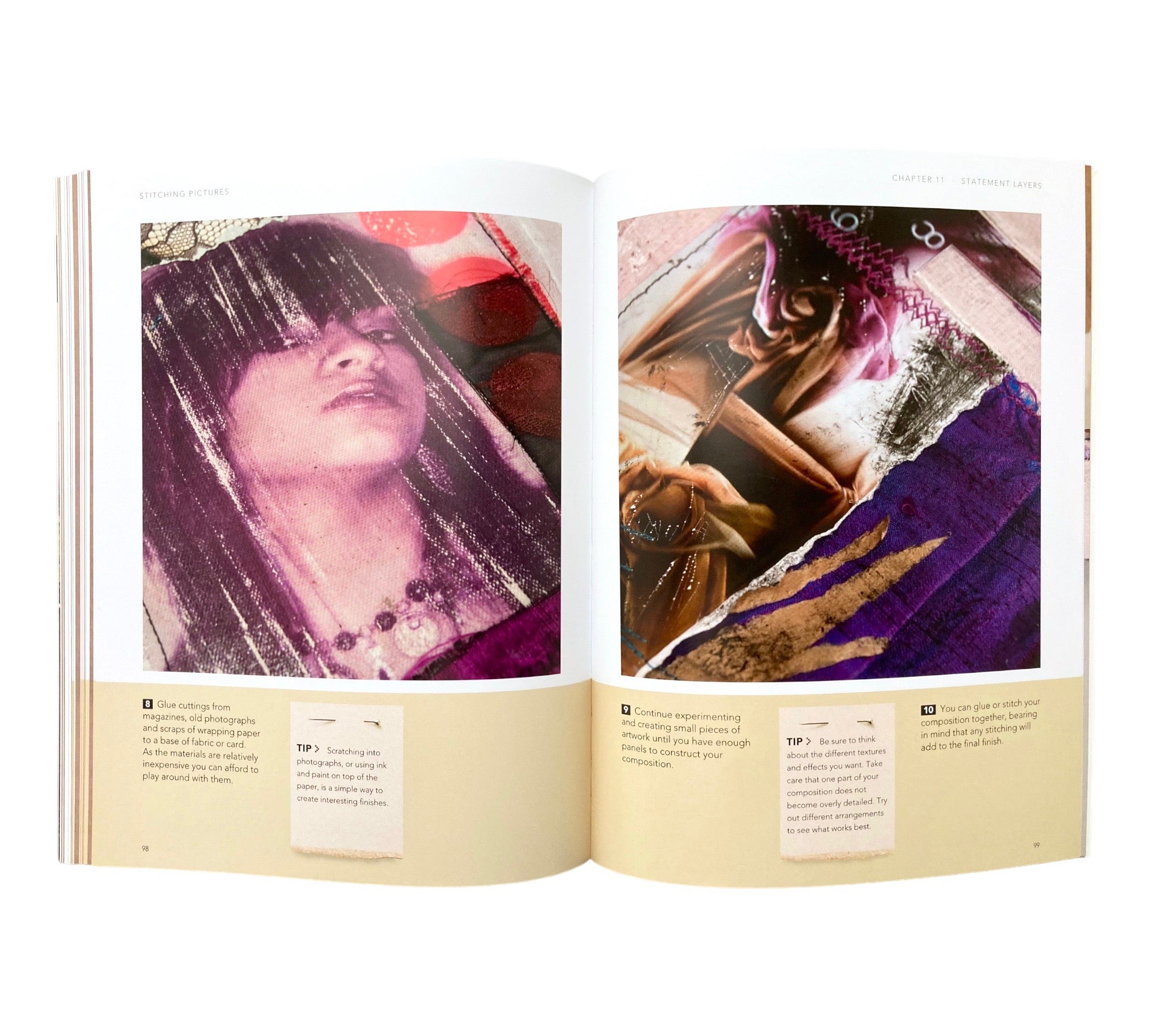 Stitching Pictures: Combining Print and Mixed Media with Stitch (Non-mint)