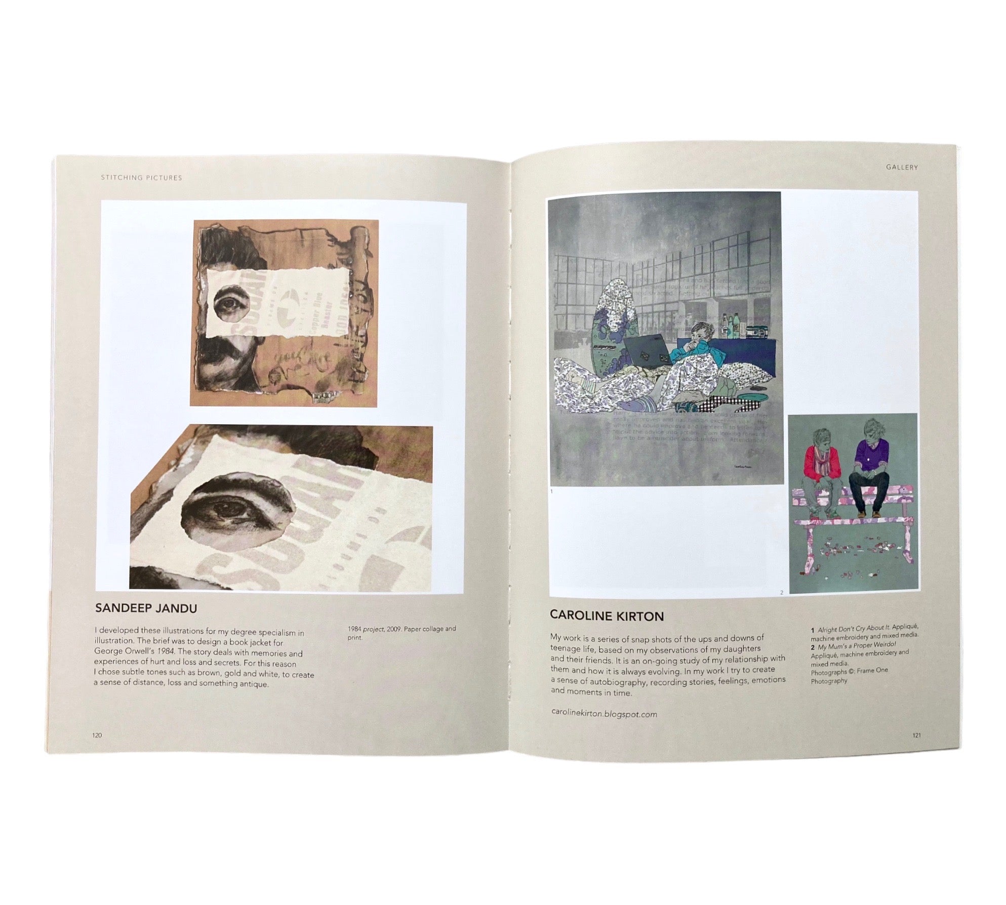 Stitching Pictures: Combining Print and Mixed Media with Stitch (Non-mint)