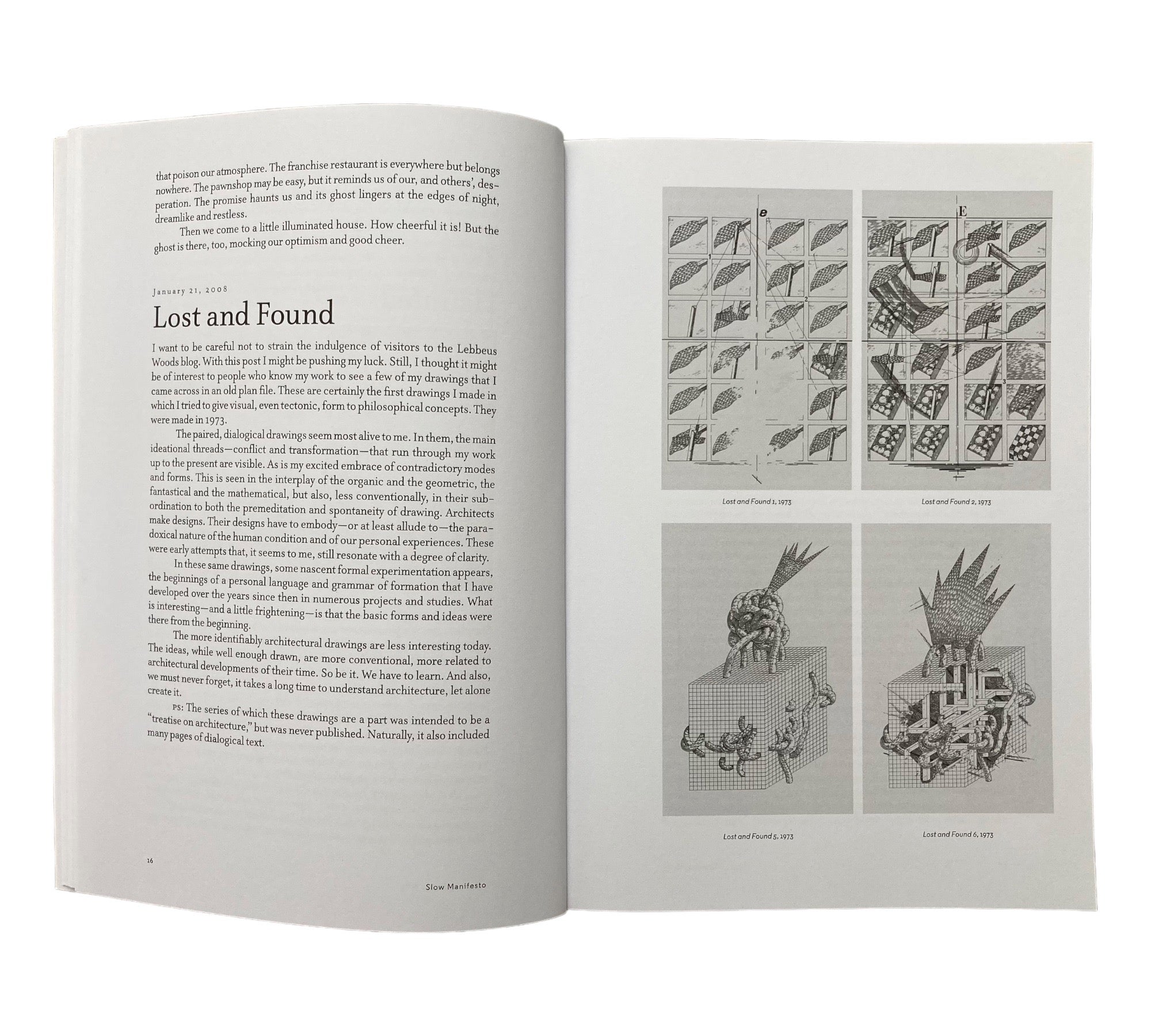 Slow Manifesto: Lebbeus Woods Blog