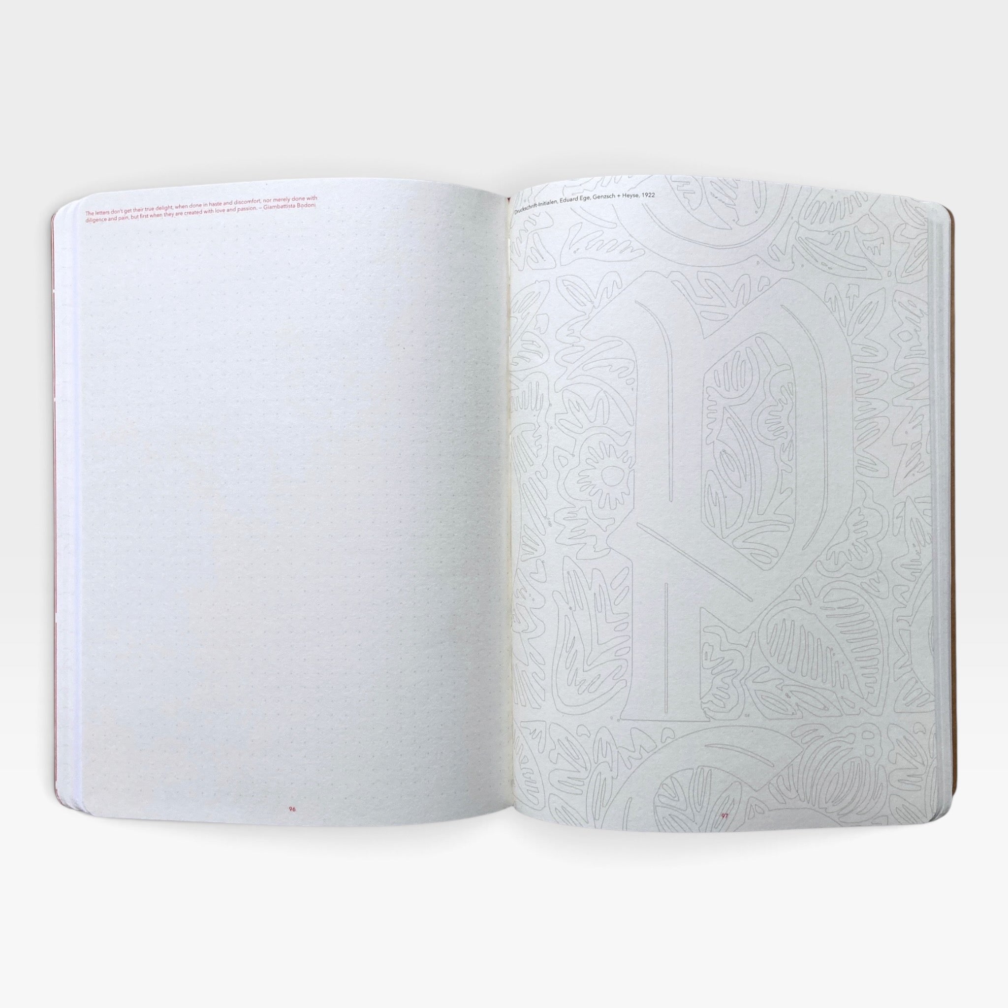 Type Journal: A Typeface and Lettering Sketchbook and Journal