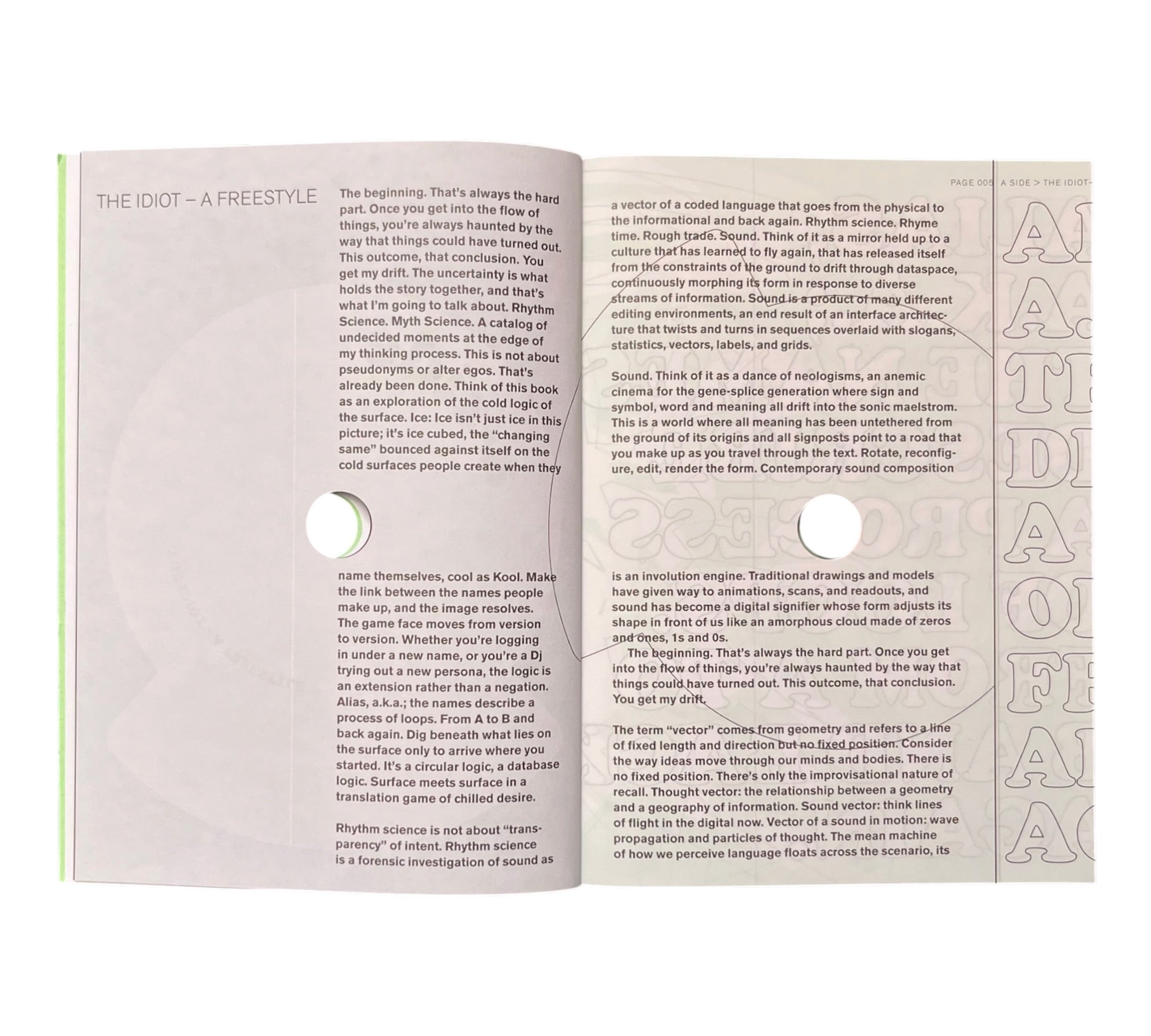 Rhythm Science by Paul D. Miller aka DJ Spooky That Subliminal Kid (Rare edition)