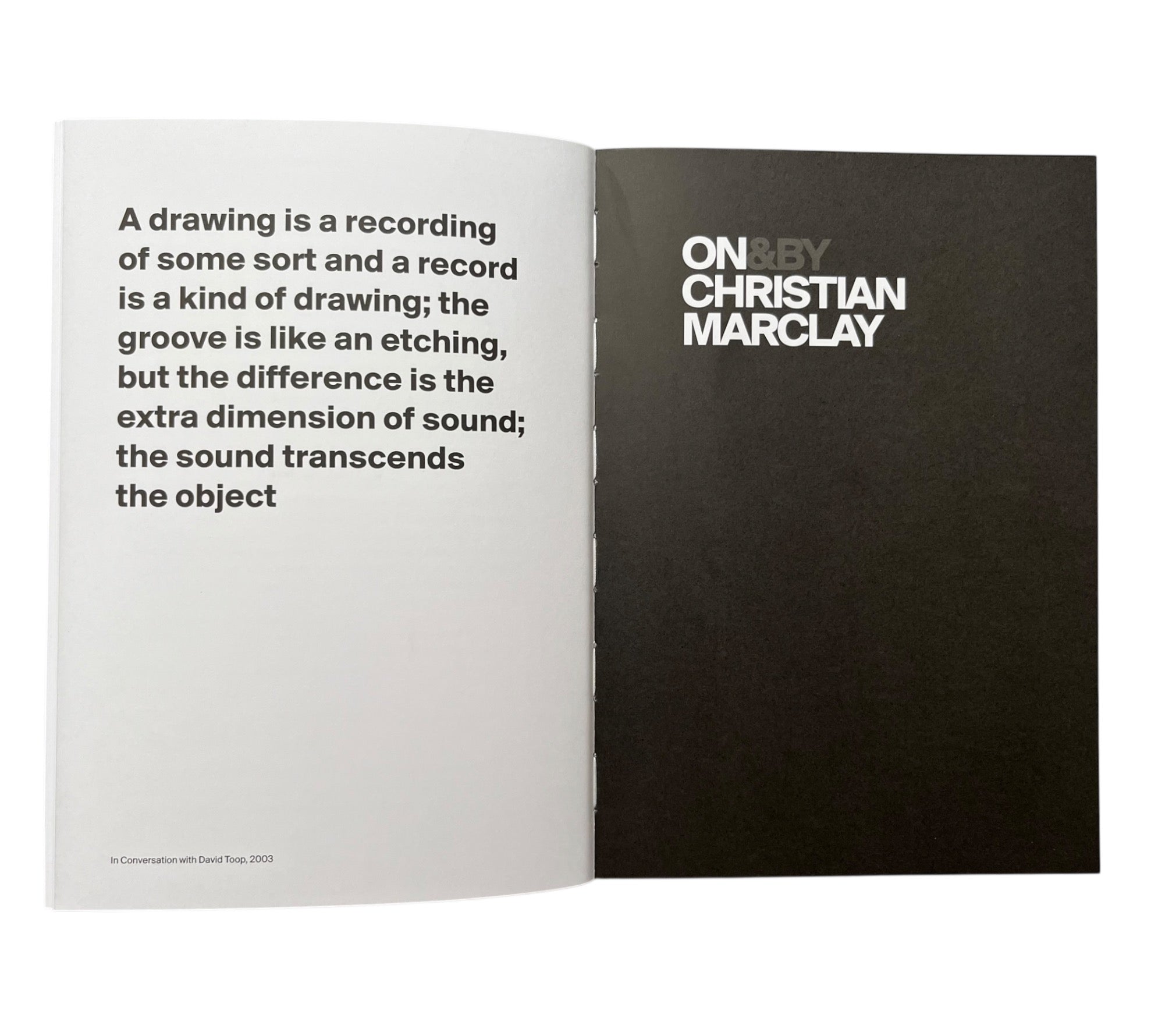 ON&BY Christian Marclay (Non-mint)