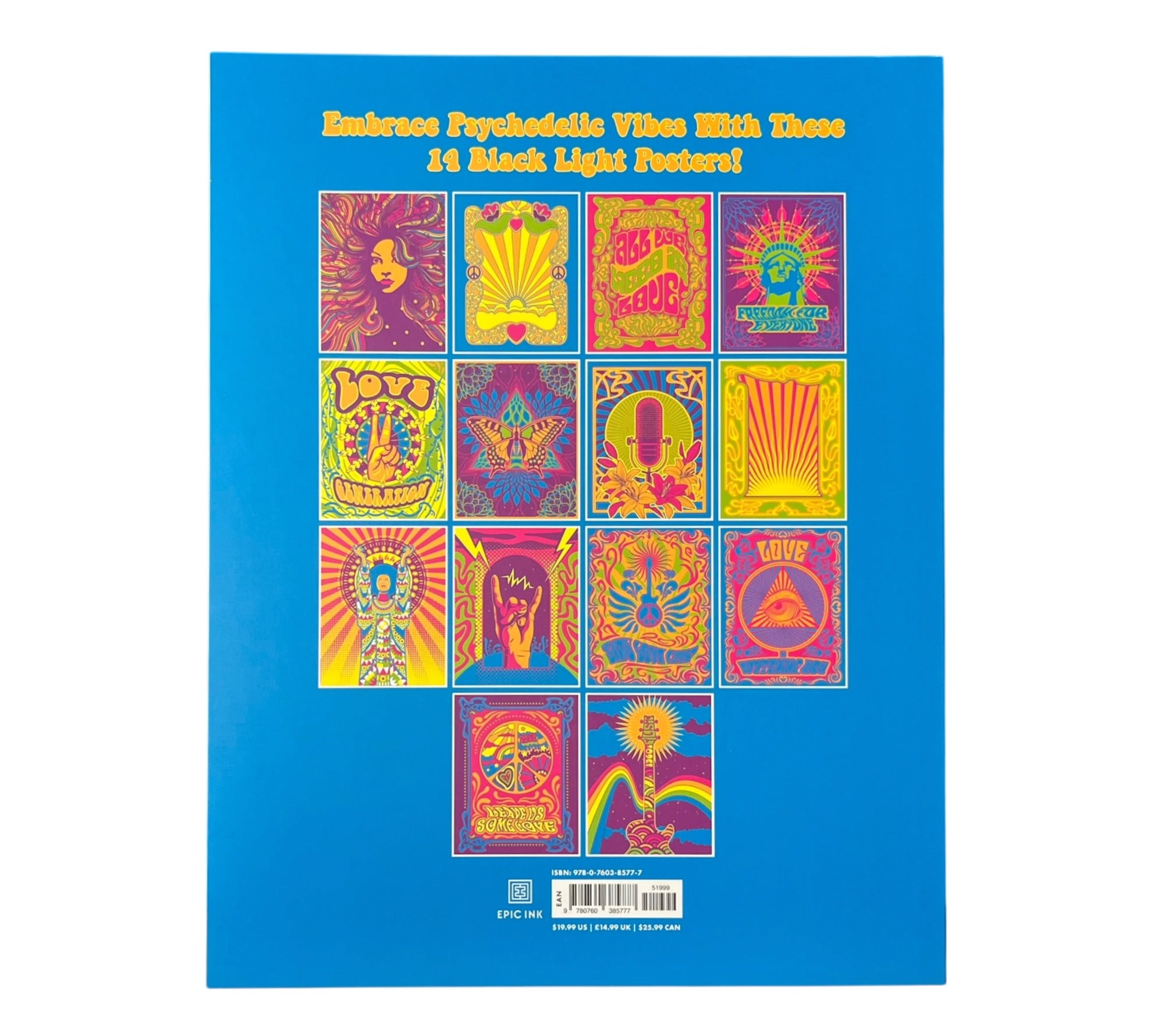 Hippy & Trippy Art: 14 Black Light Posters