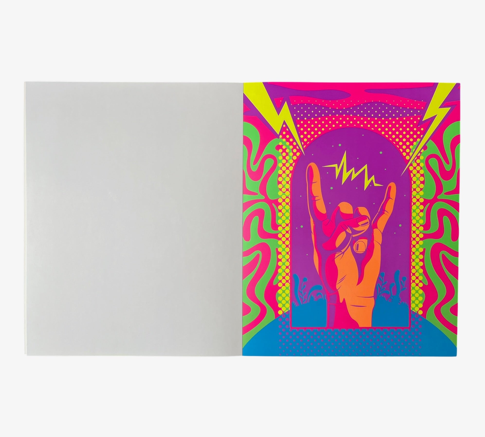 Hippy & Trippy Art: 14 Black Light Posters