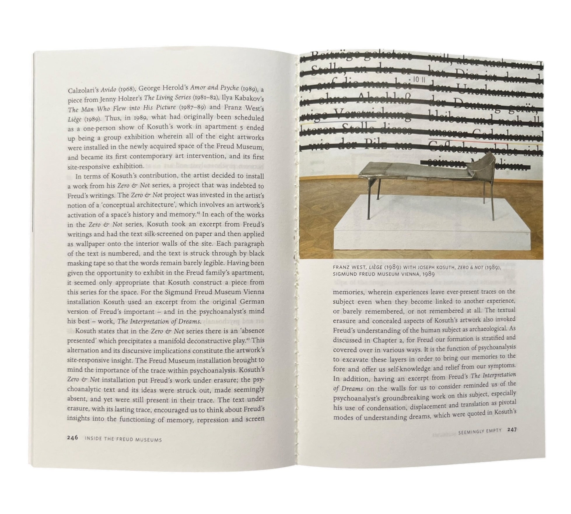 Inside the Freud Museums: History, Memory and Site-Responsive Art