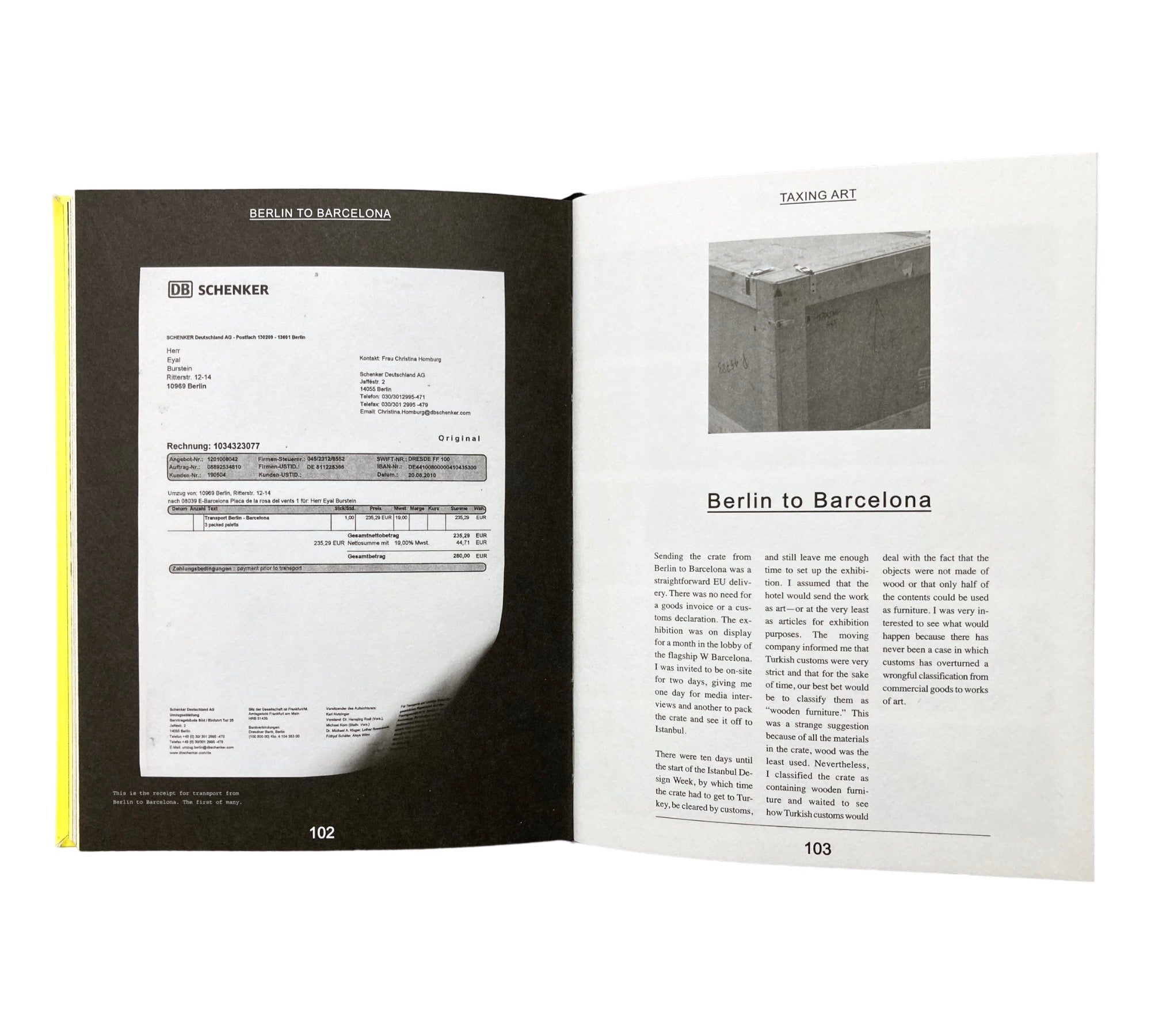 Taxing Art: When Objects Travel