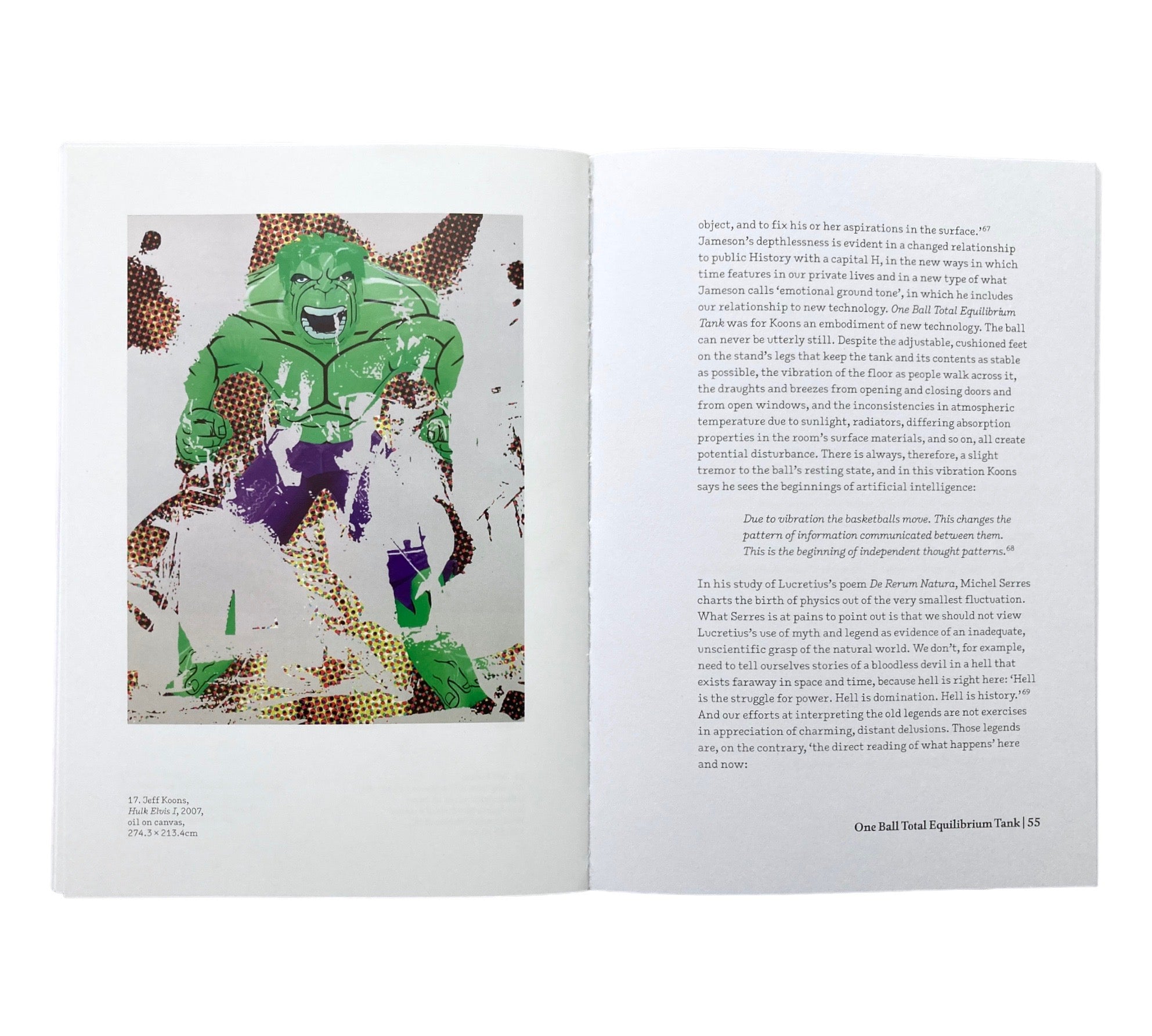 Jeff Koons: One Ball Total Equilibrium Tank (One Work)