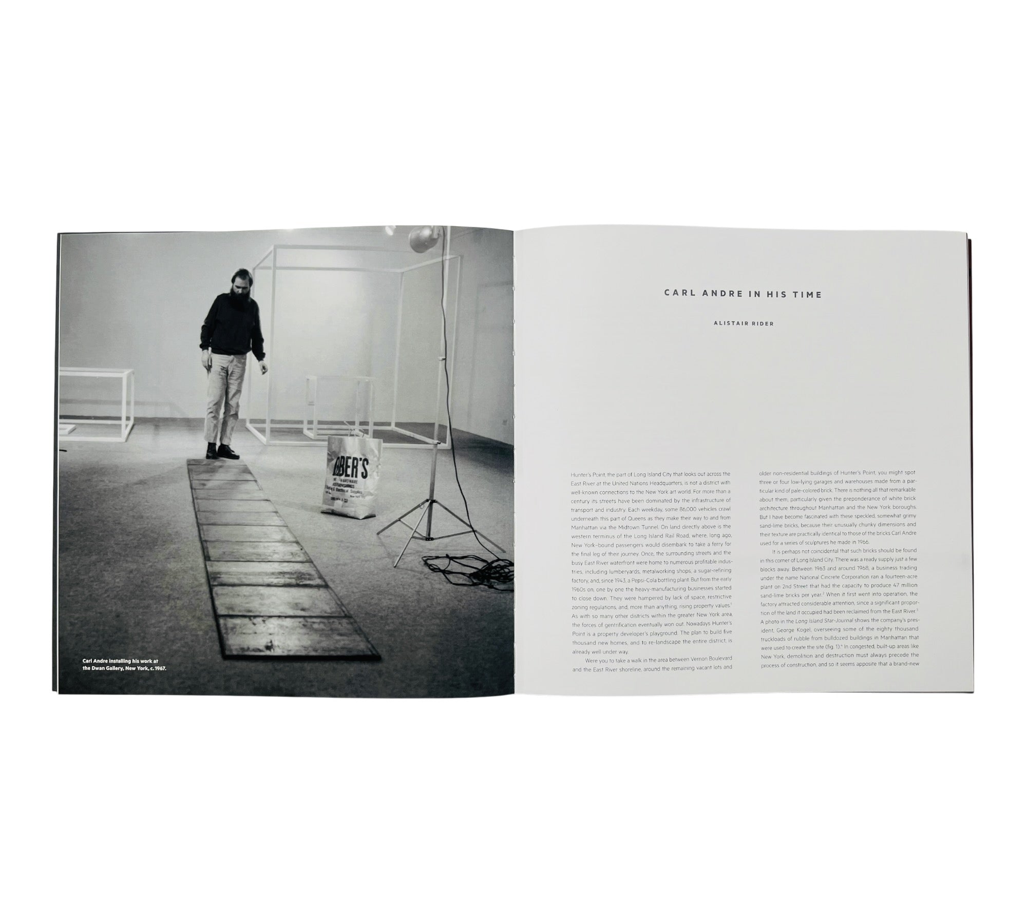 Carl Andre In His Time (Rare edition)
