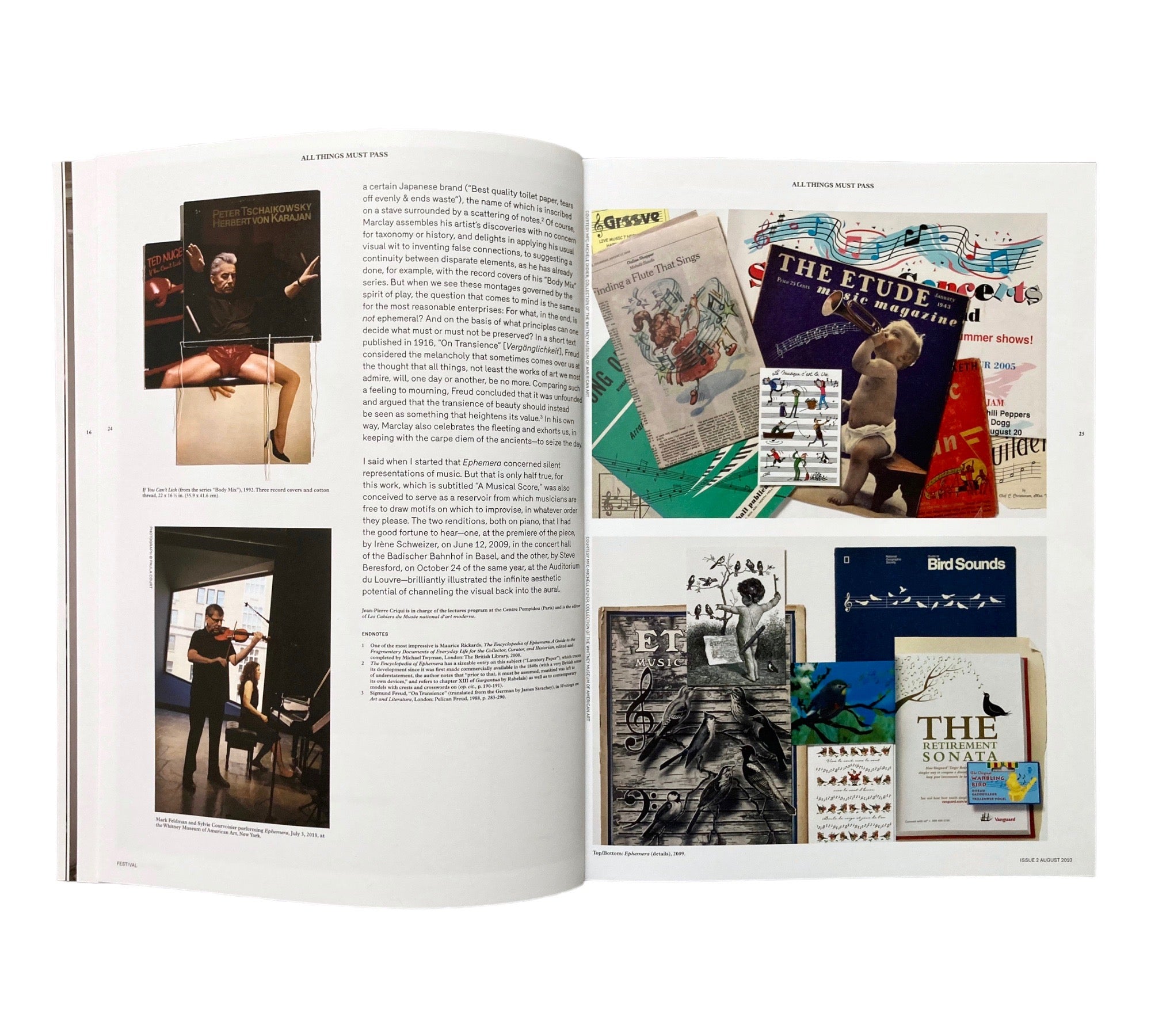 Christian Marclay: Festival - Issues 1-3
