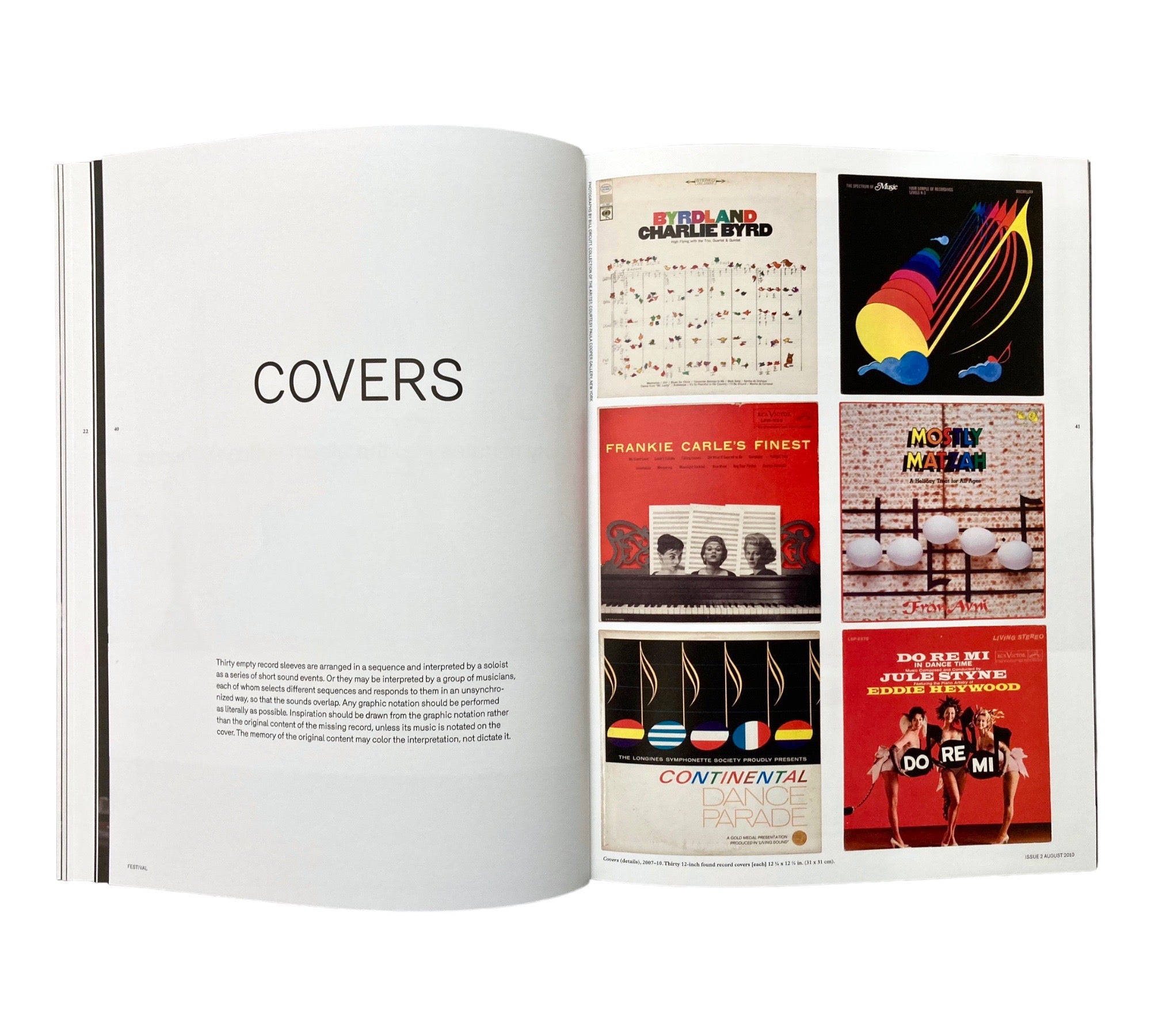 Christian Marclay: Festival - Issues 1-3