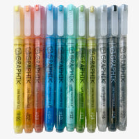 Derwent Paint Pens - 11 Colours