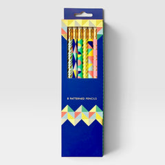 Patterned Graphite Pencils (set of 8)