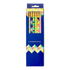 Patterned Graphite Pencils (set of 8)