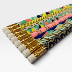 Patterned Graphite Pencils (set of 8)