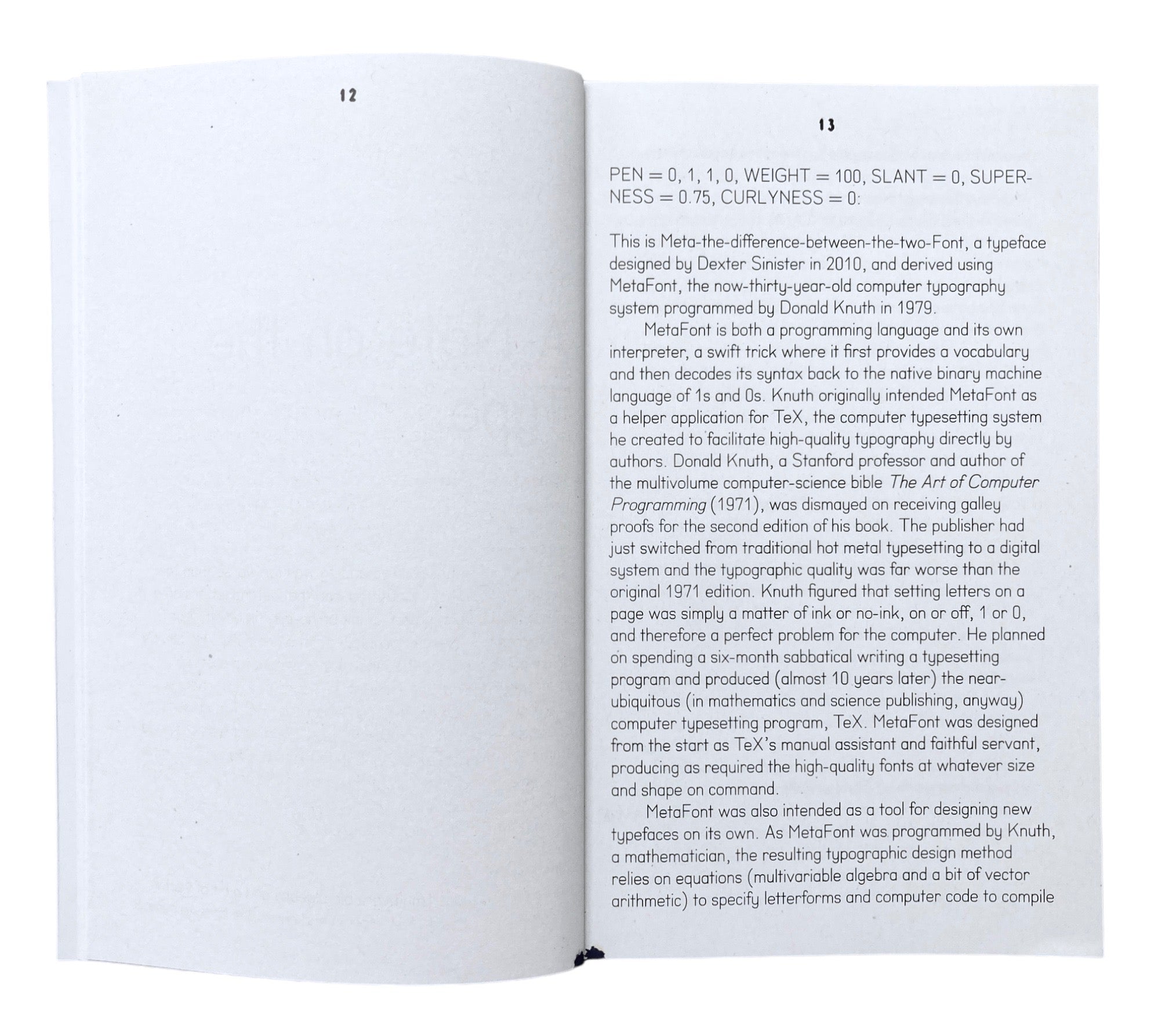 Notes on the Type, Time, Letters & Spirits (The Contemporary Condition)