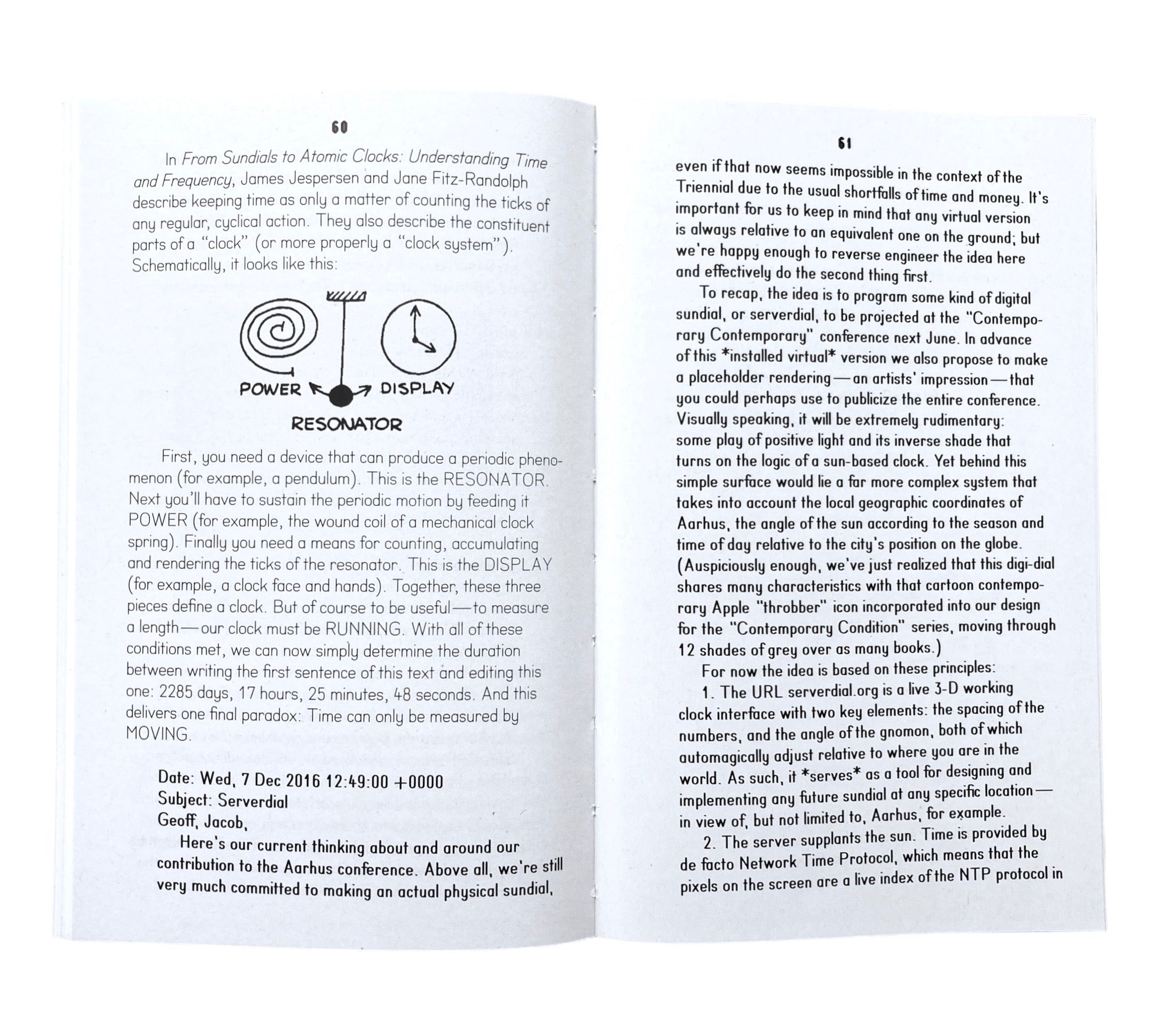 Notes on the Type, Time, Letters & Spirits (The Contemporary Condition)