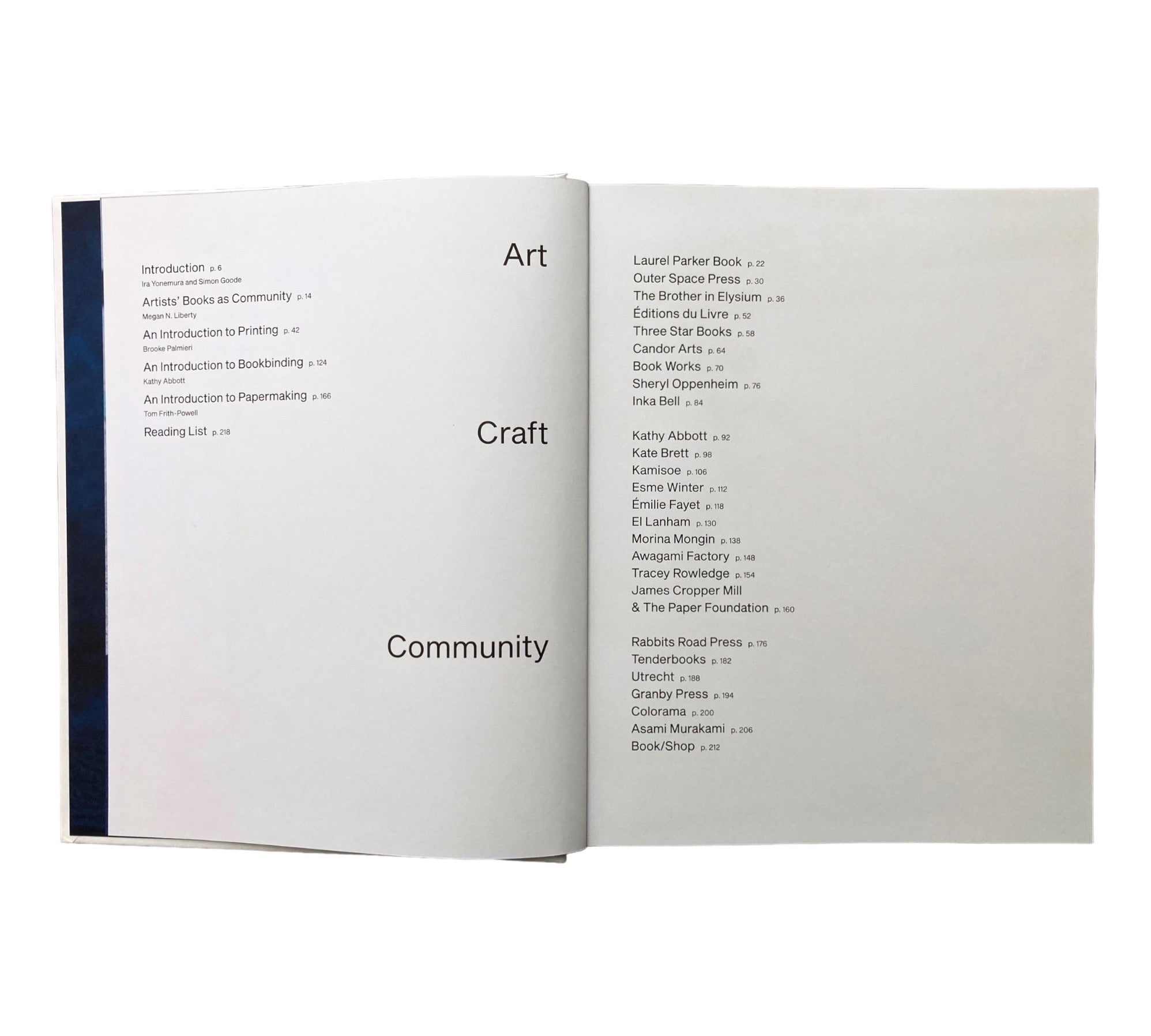 BOOKS: Art, Craft & Community (London Centre for Book Arts)