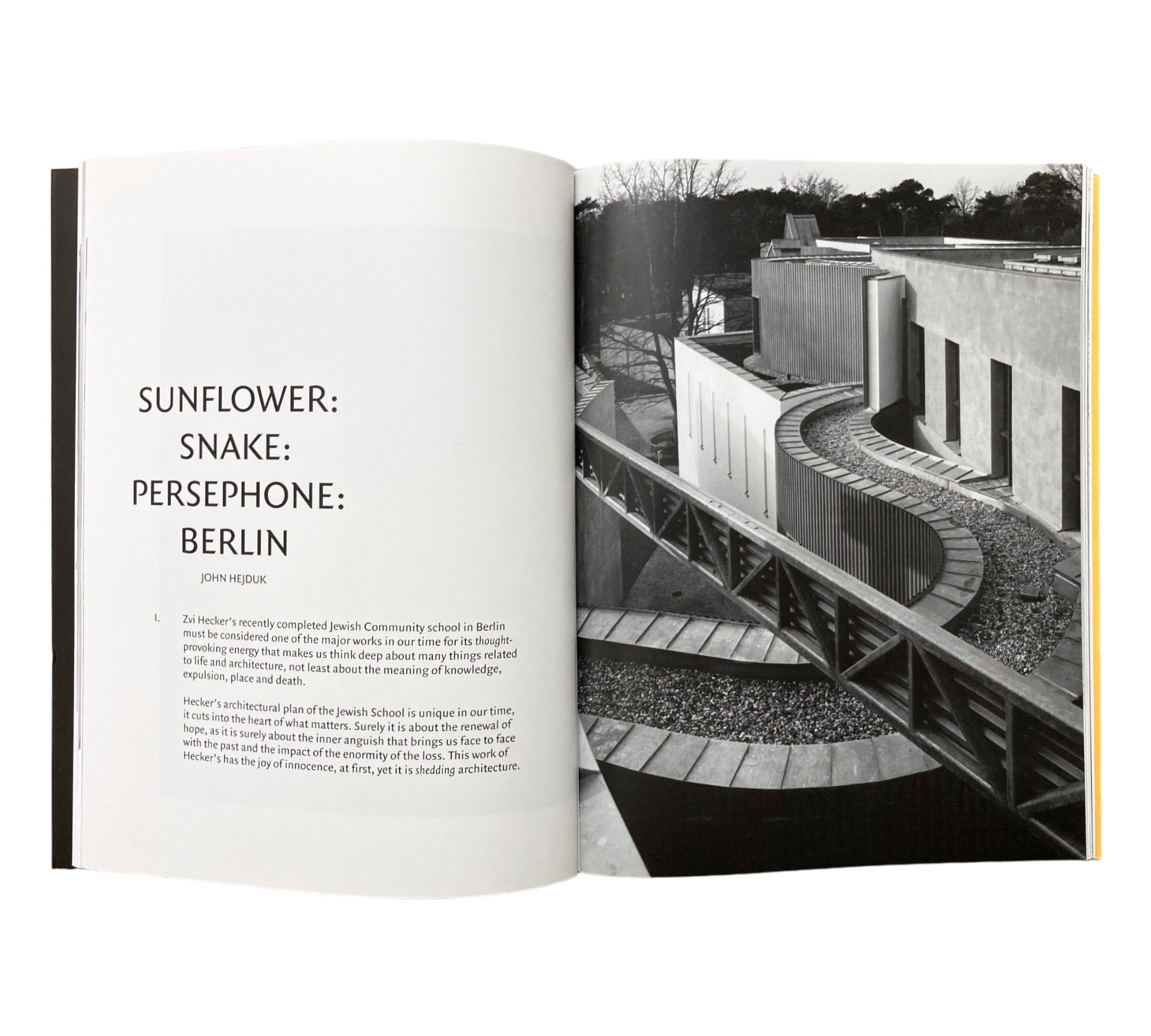 House of the Book: Zvi Hecker's Jewish Community School