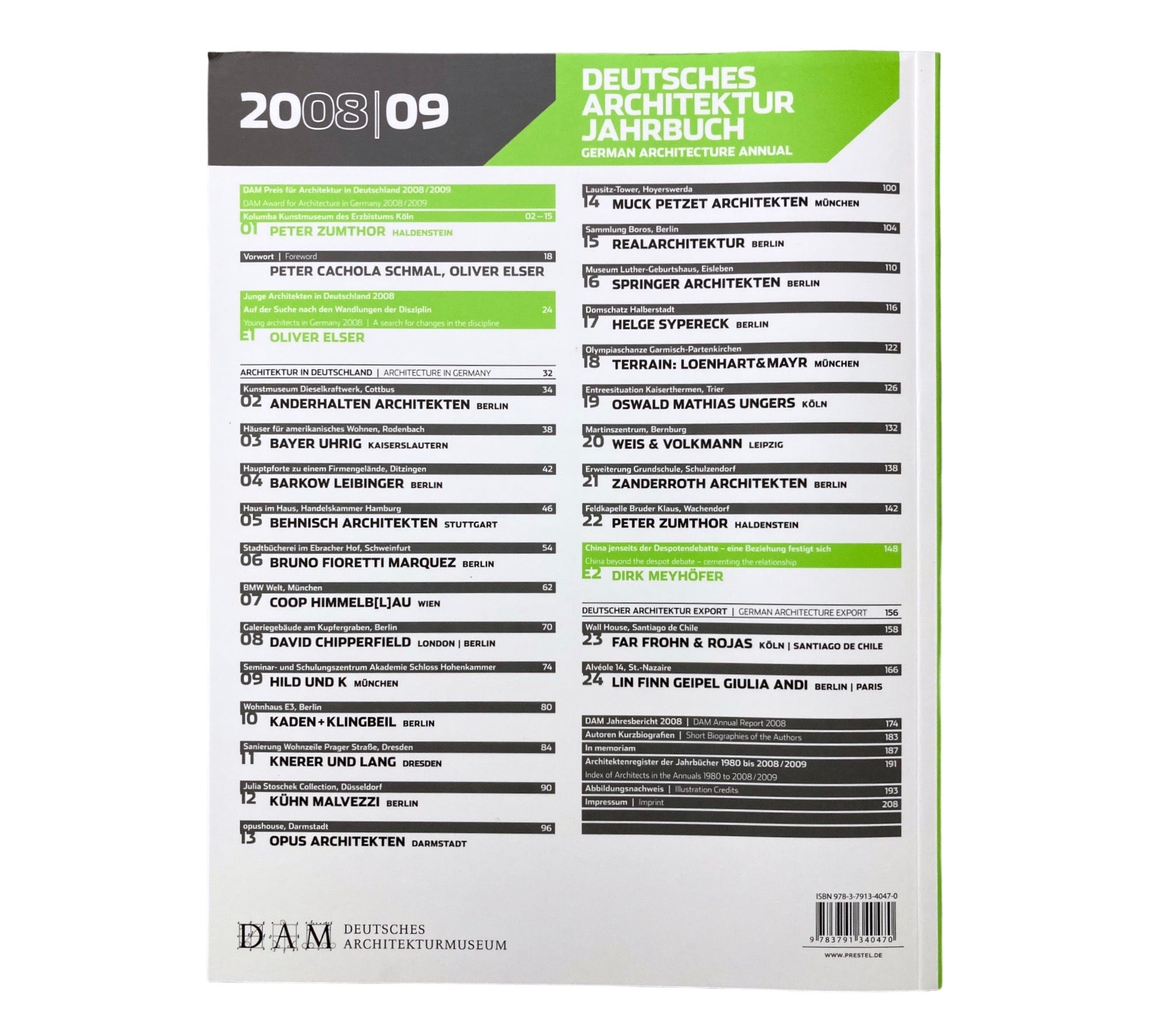DAM German Architecture Annual: 2008/09