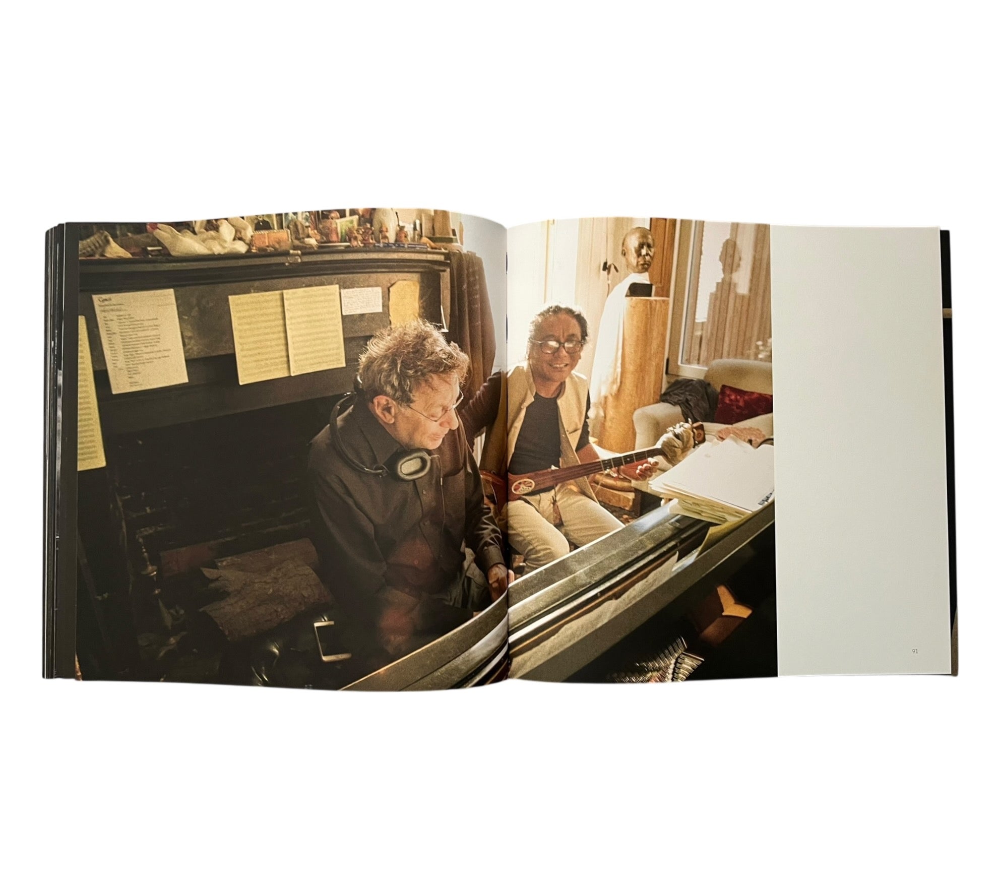 dots on paper: Philip Glass by Andreas H. Bitesnich (Non-mint)