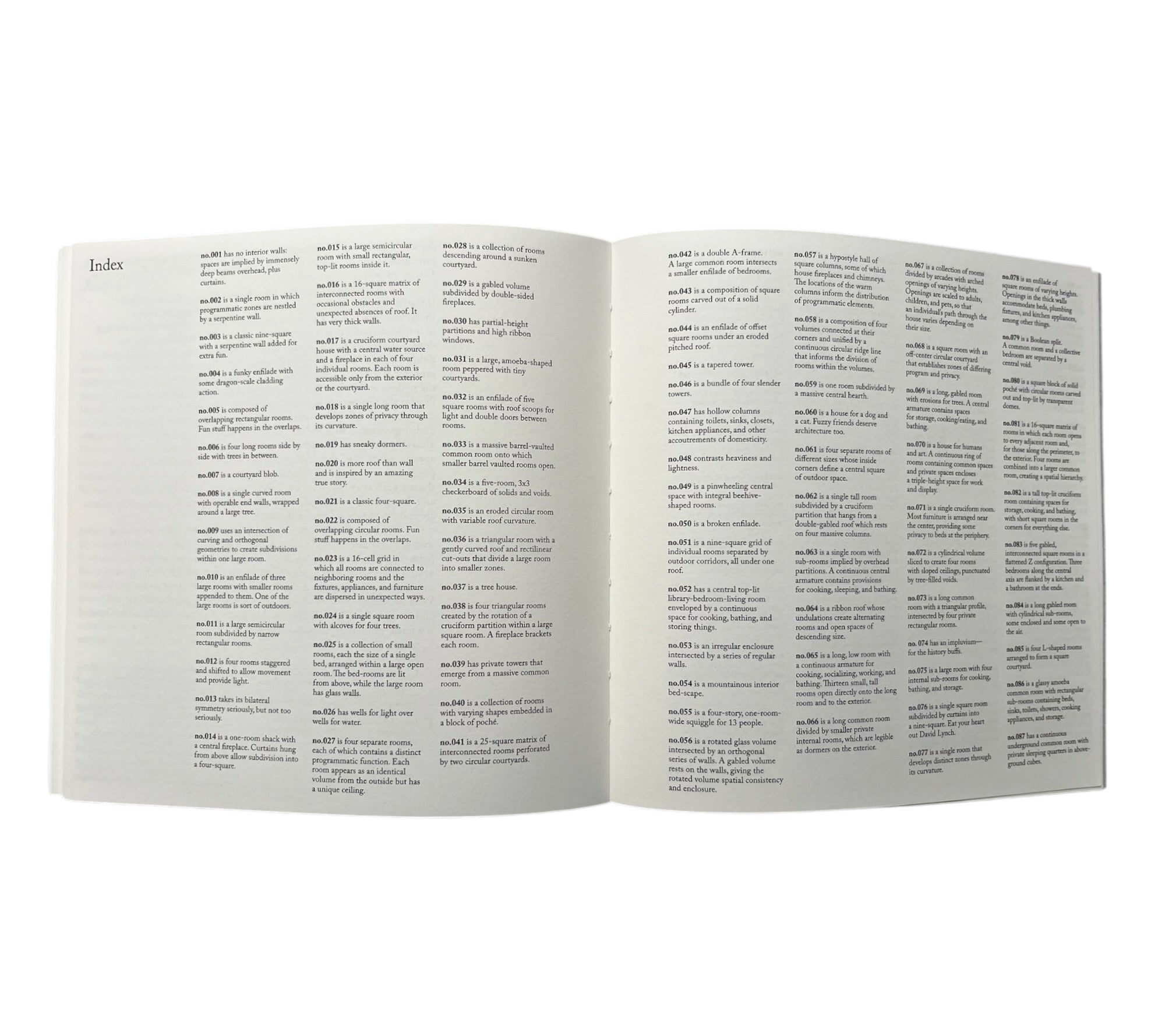 One House Per Day: no.001-365