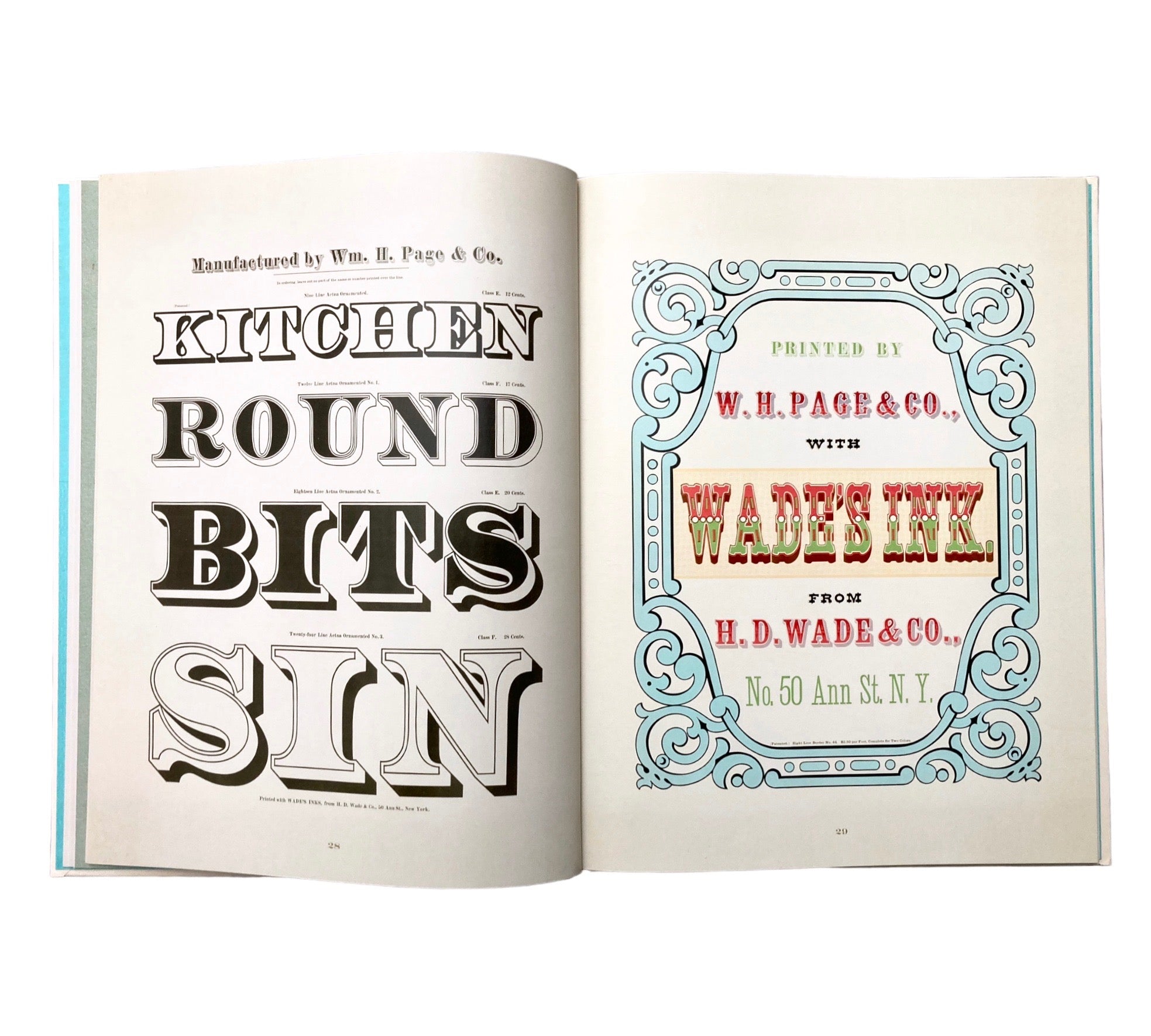 Specimens of Chromatic Wood Type, Borders, &C.: The 1874 Masterpiece of Colorful Typography