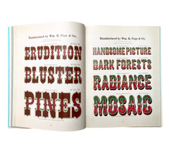 Specimens of Chromatic Wood Type, Borders, &C.: The 1874 Masterpiece of Colorful Typography