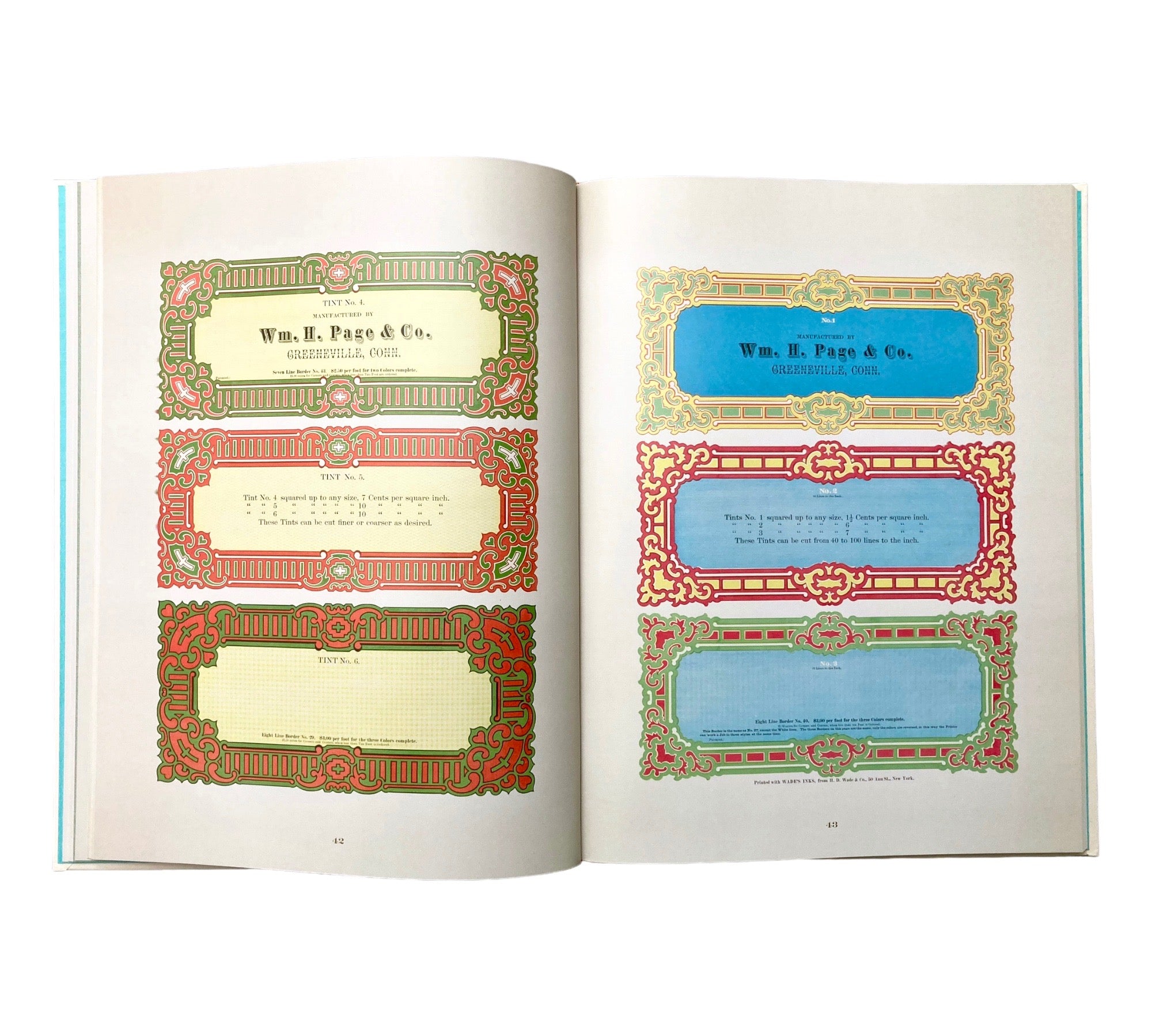 Specimens of Chromatic Wood Type, Borders, &C.: The 1874 Masterpiece of Colorful Typography