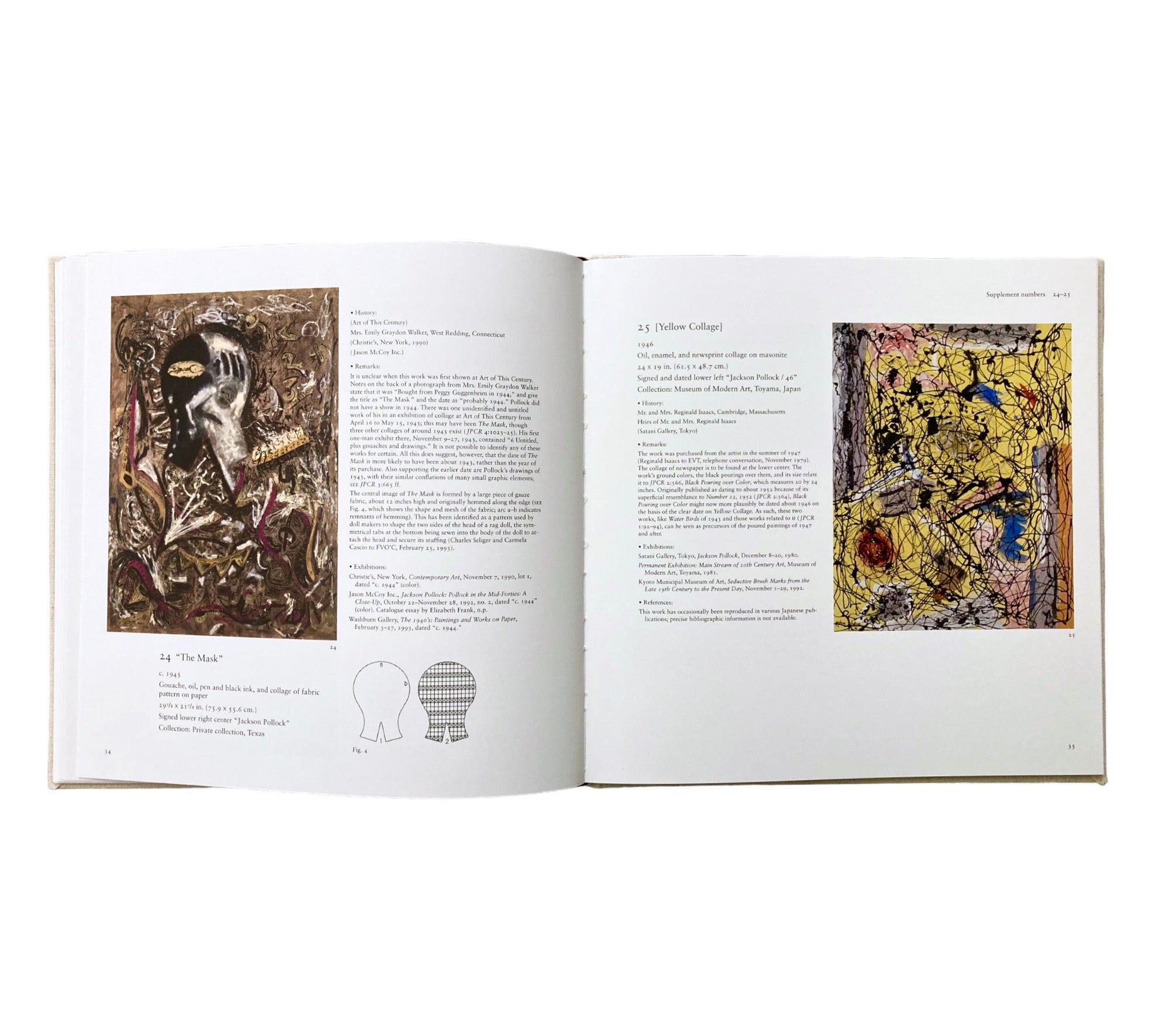 Jackson Pollock: Supplement Number One to a Catalogue Raisonné of Paintings, Drawings and Other Works