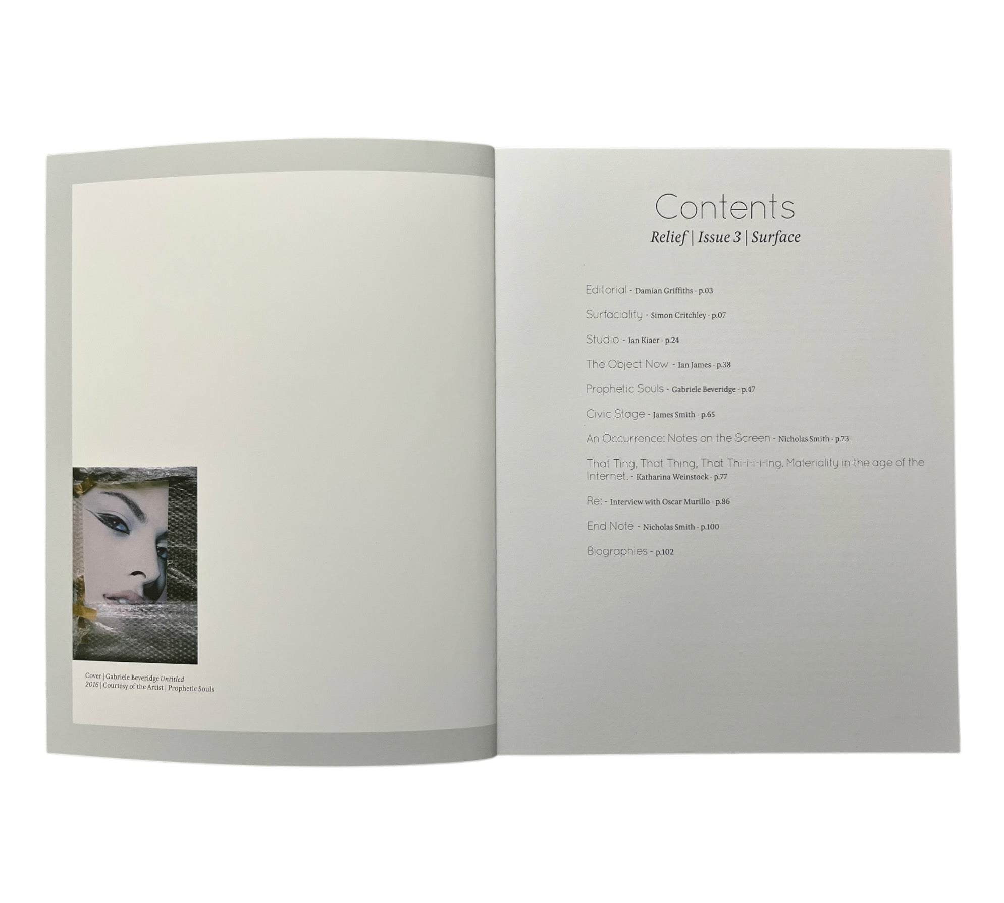 Relief: Issue 3 - Surface