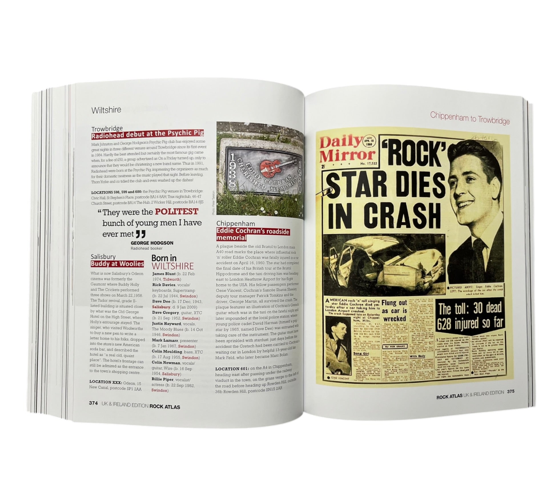 Rock Atlas UK & Ireland: 800 Great Music Locations and the Fascinating Stories Behind Them