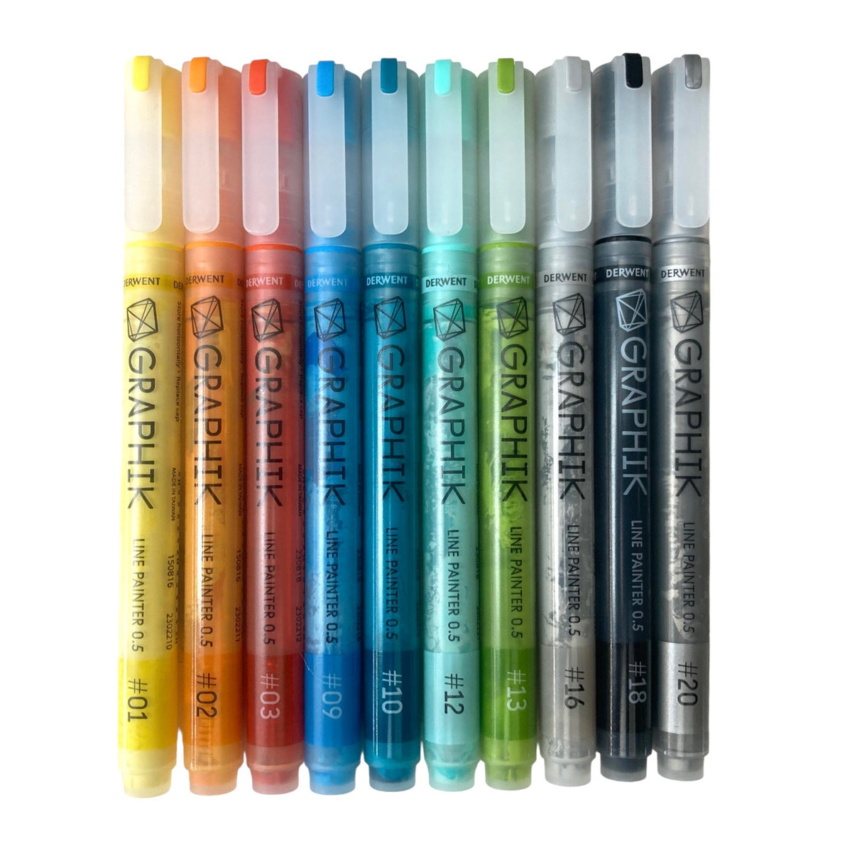 Derwent Paint Pens - 10 Colours