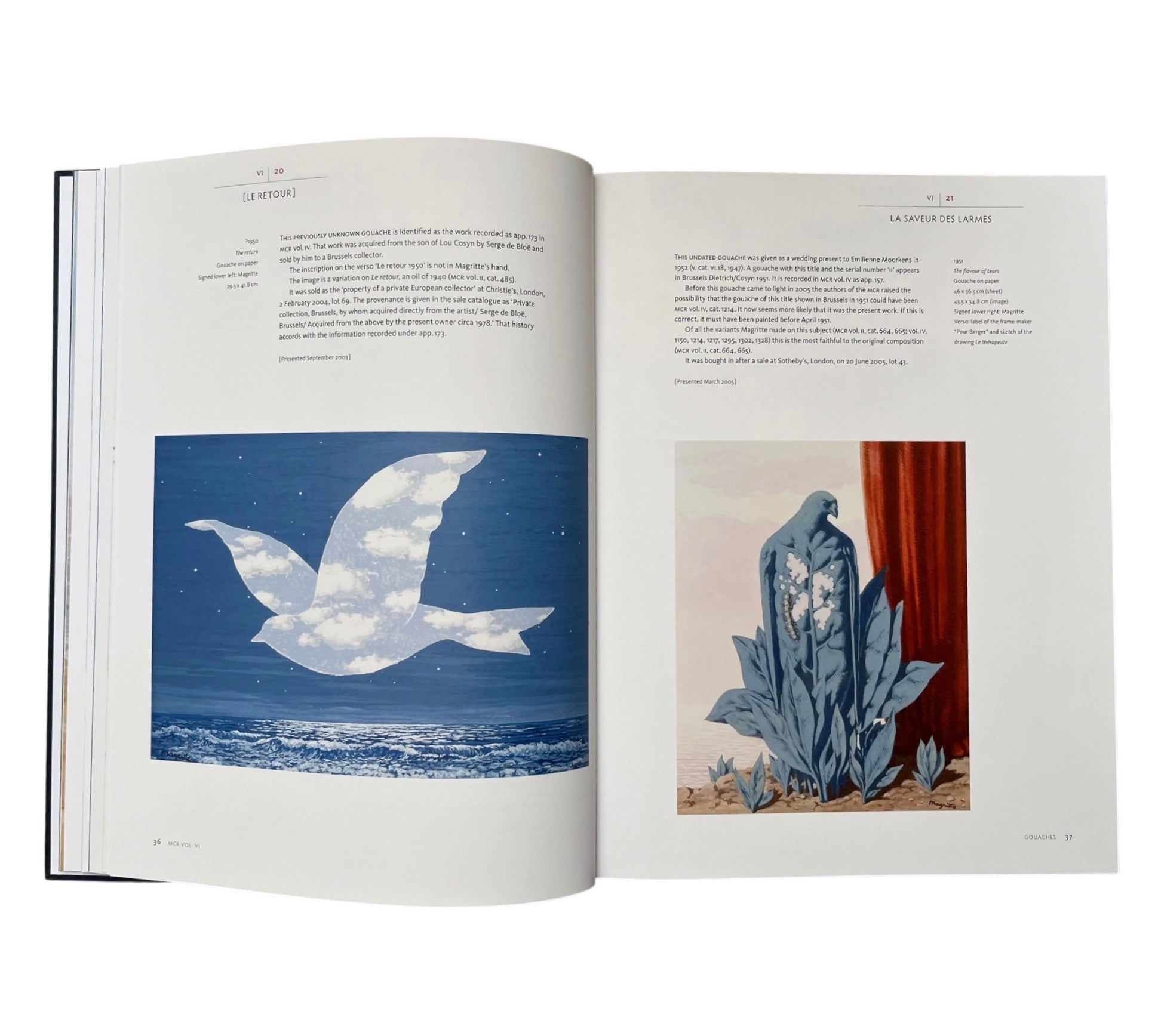 René Magritte: Newly Discovered Works - Catalogue Raisonné VI